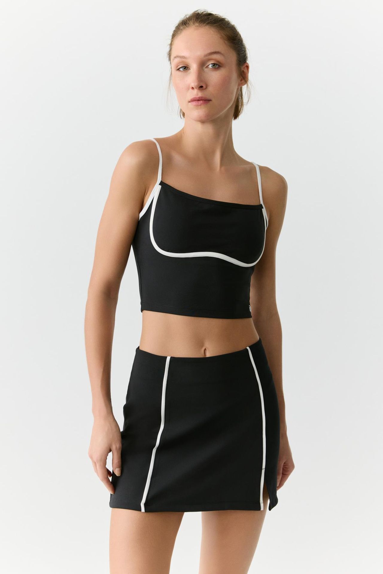 GRIMELANGE High Waist Bodycon Mini Skirt 3