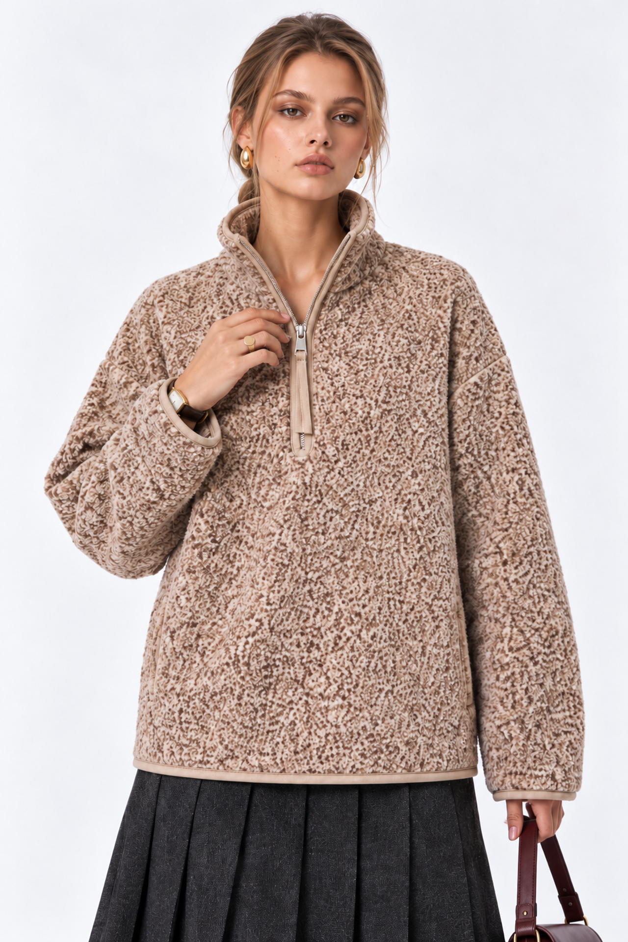 MIXRAY Kadın Sweatshirt 1