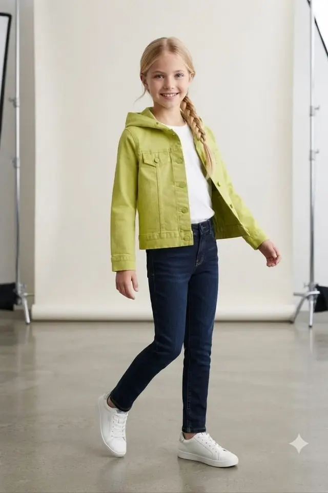 HİLAL AKINCI KİDS Youth Cotton Blend Jacket