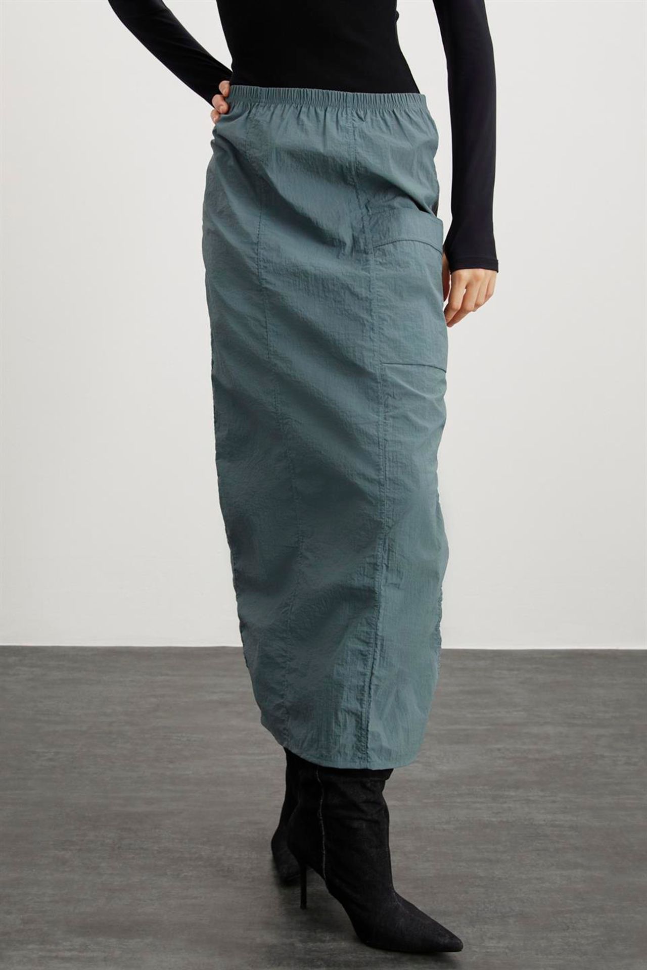 GRIMELANGE Maxi Straight Pencil Skirt 6