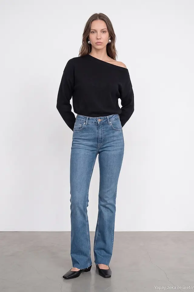 DILVIN Women’s Straight-Leg Jeans