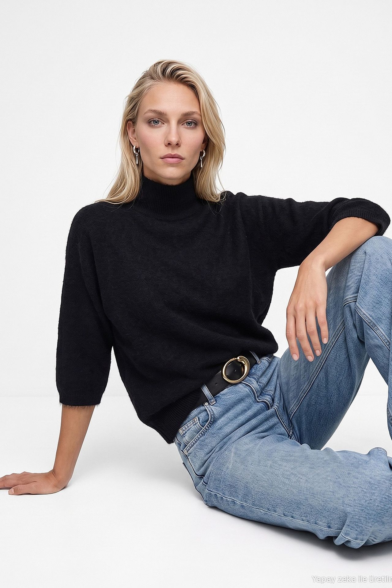 DILVIN Women's Wool-Blend Sweater 1