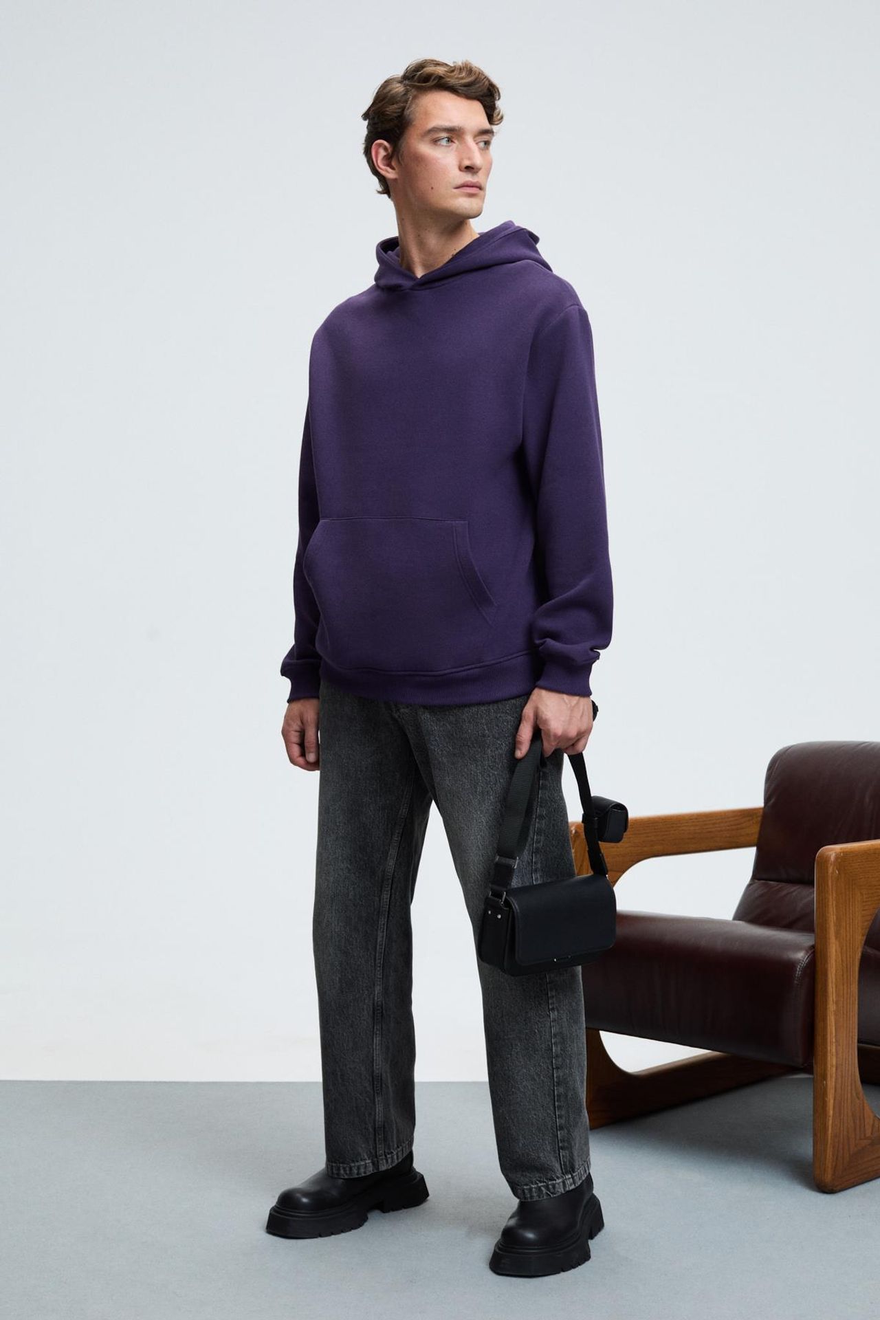 GRIMELANGE Geniş Kesimli Kapüşonlu Cepli Sweatshirt 2