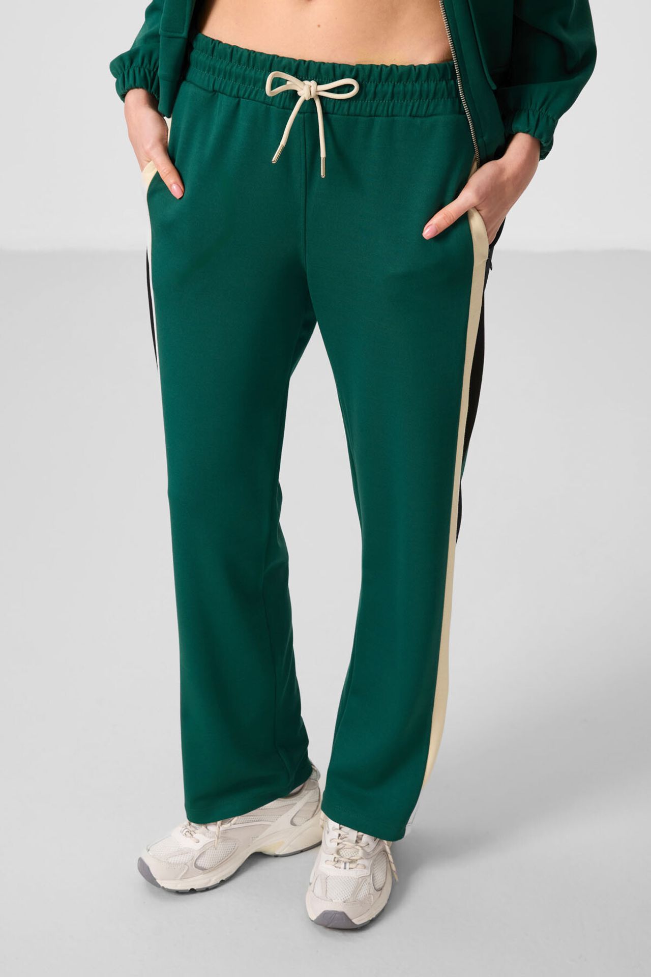 TOMMY Striped Palazzo Pants with Drawstring Waist 2
