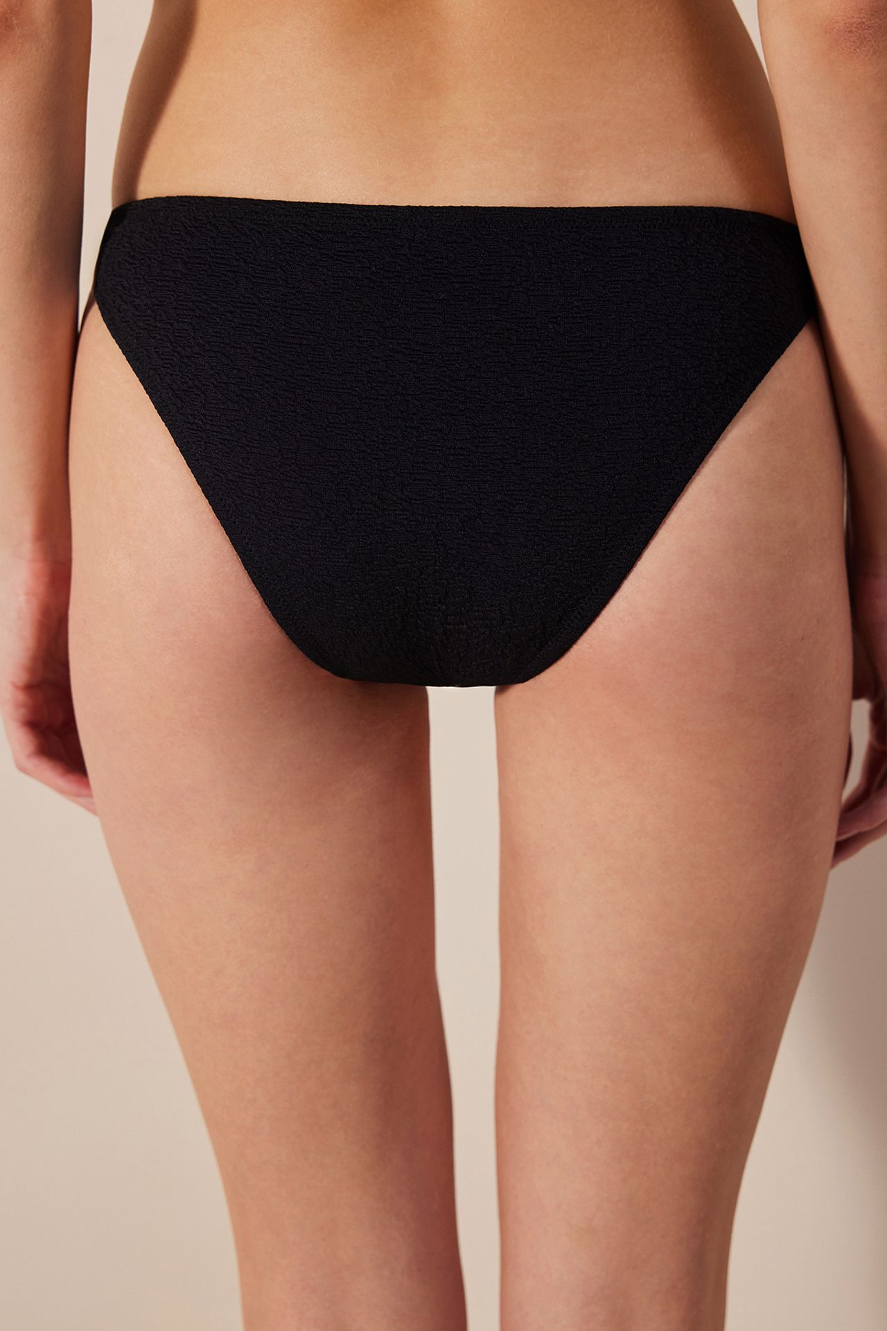 PENTI Arlo Side Textured And Macramé Bikini Bottom 3