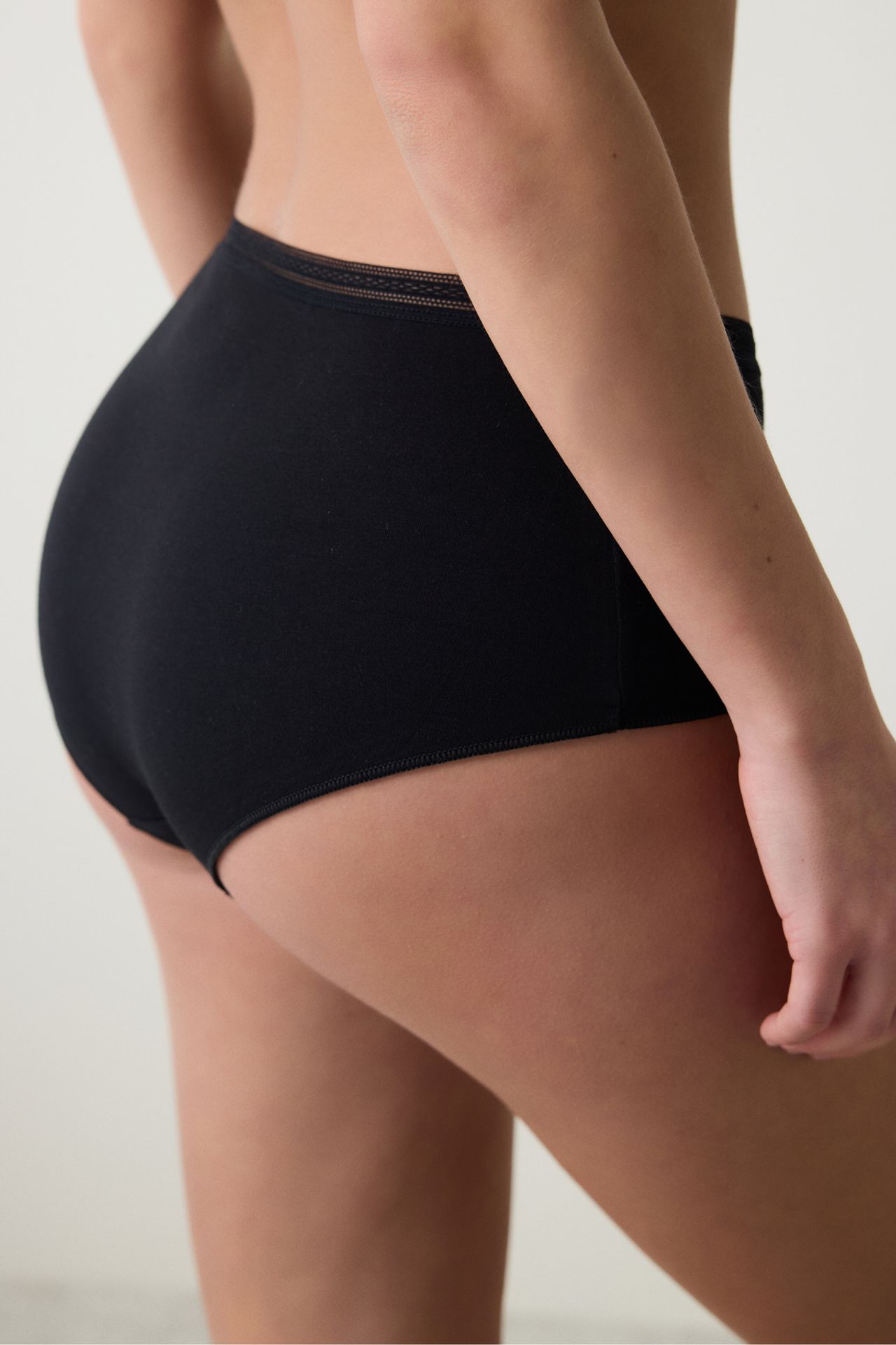 PENTI Women's EASY TRIM High Waist Cotton 2