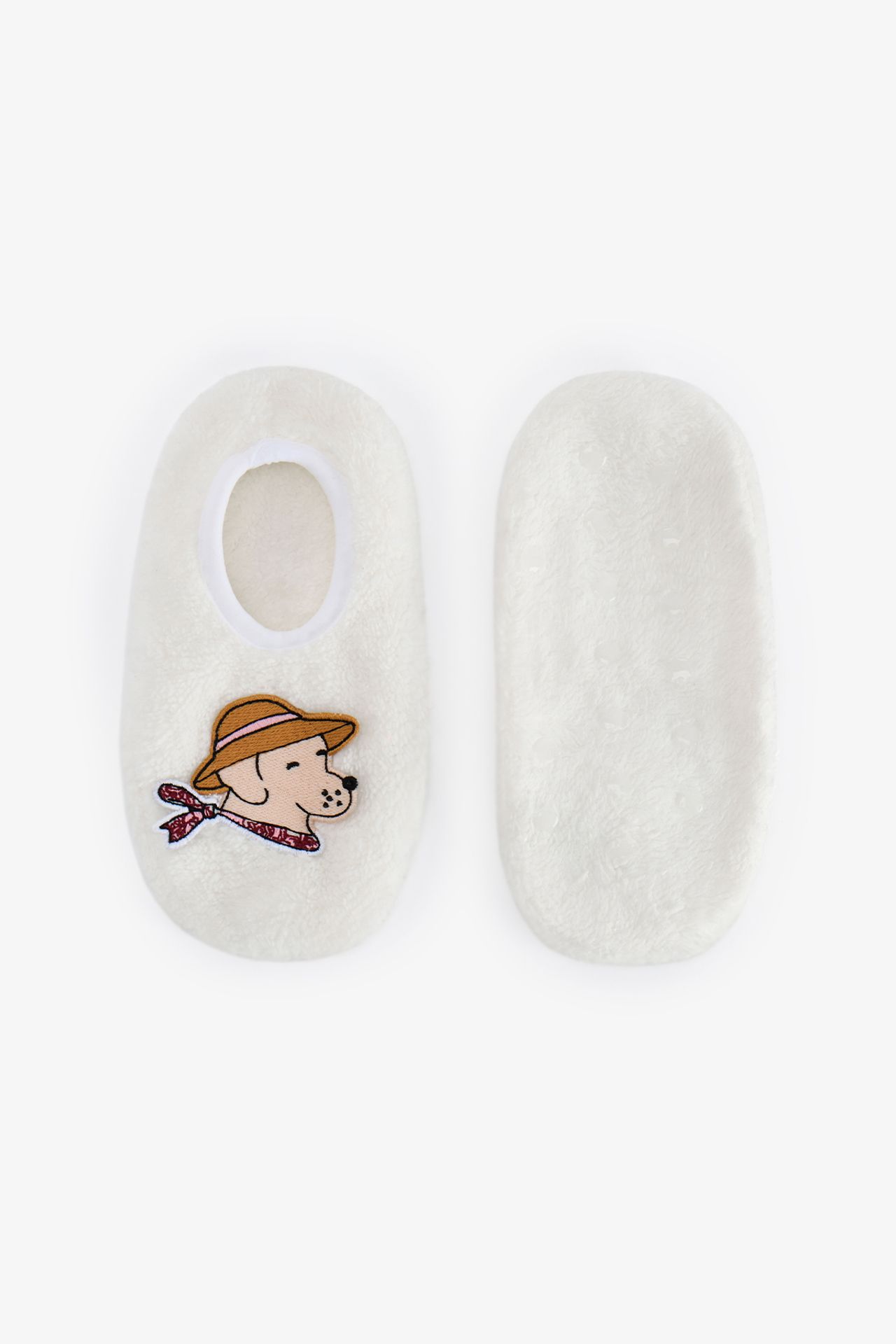 PENTI Kırık Countryside Dog Pattern Slipper Socks 2