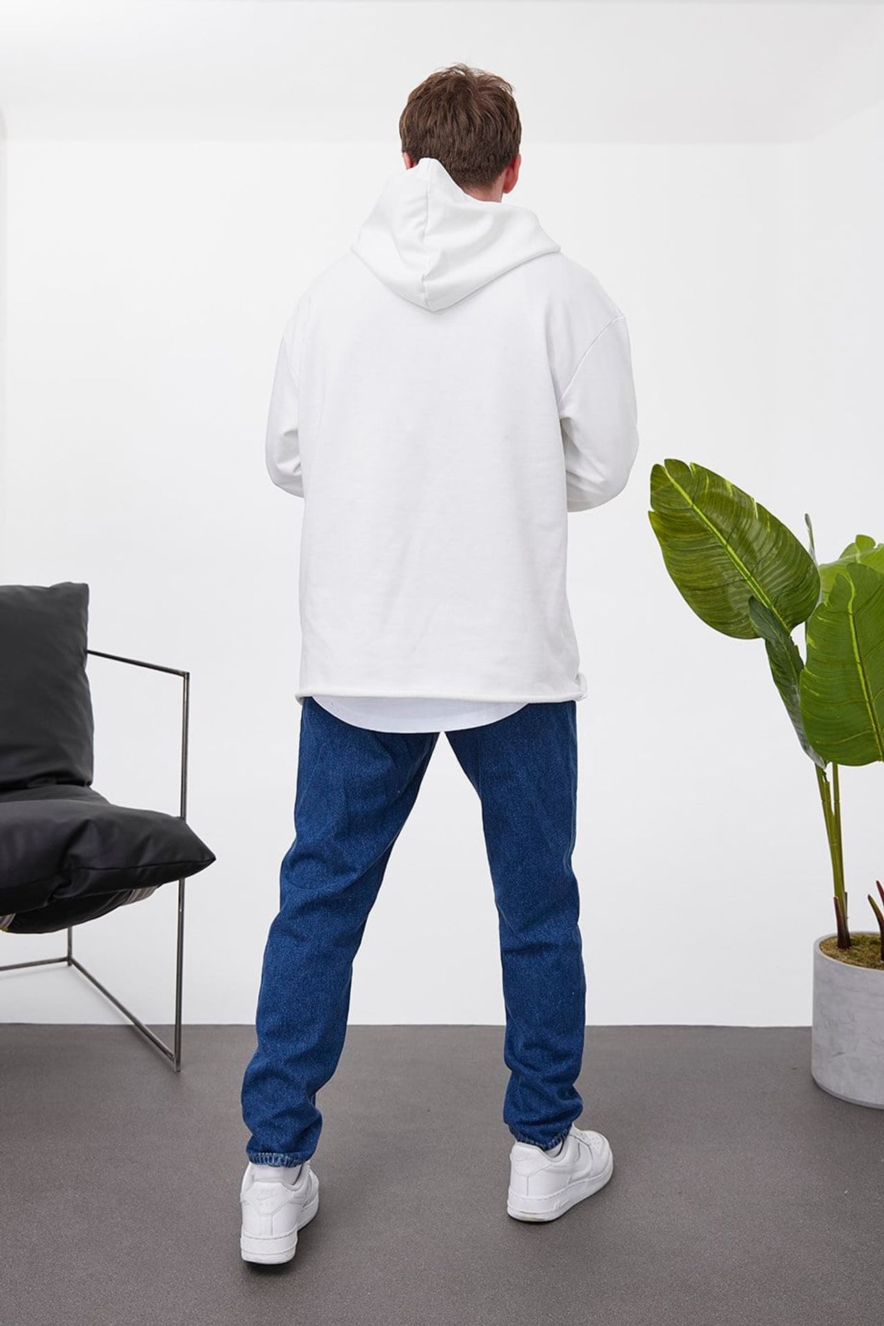 NOMARC Rahat Uzun Kollu Kapüşonlu Sweatshirt 6