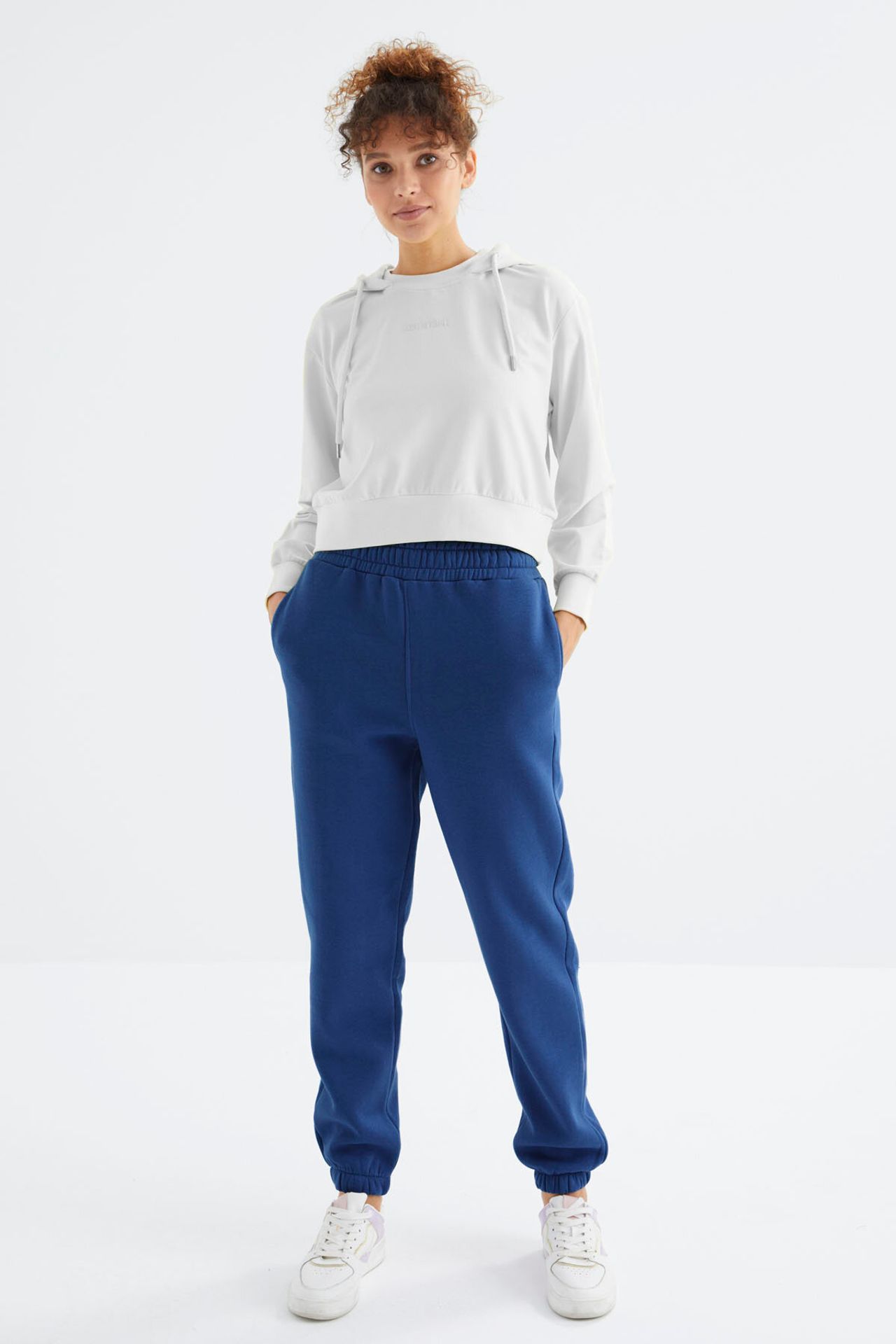 TOMMY Women's High-Waist Fleece Jogger Sweatpants 1