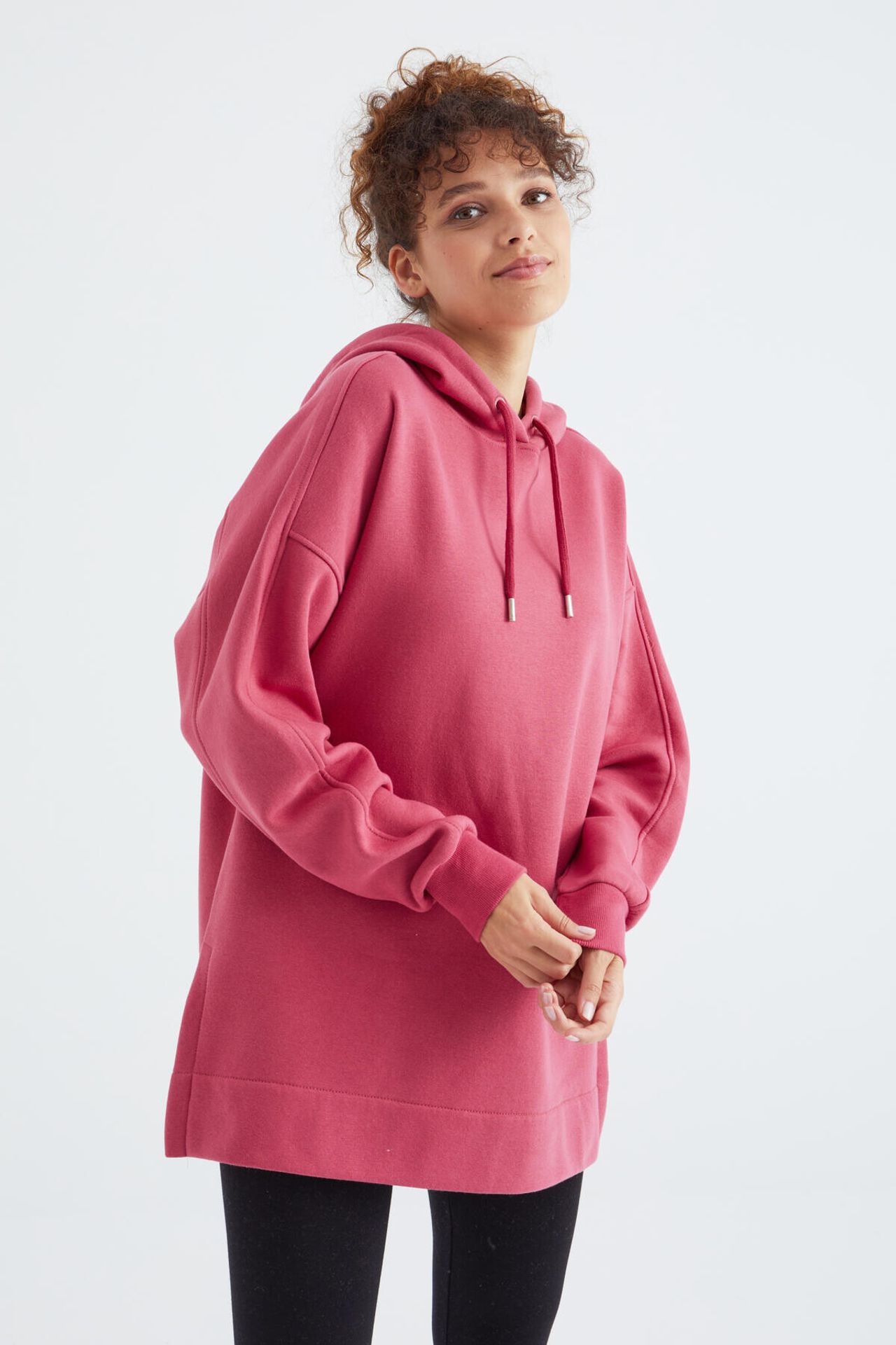 TOMMY Oversized Hooded Sweatshirt With Pocket 5