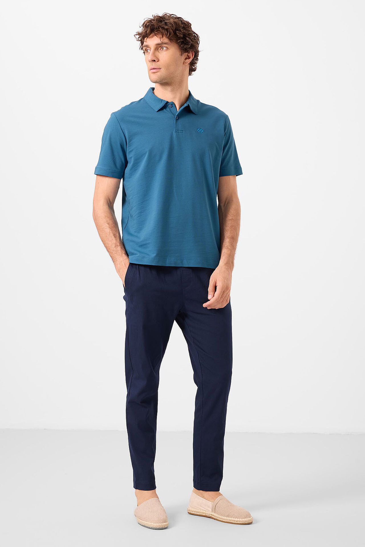 TOMMY Men's Cotton Elastane Polo T-Shirt 3