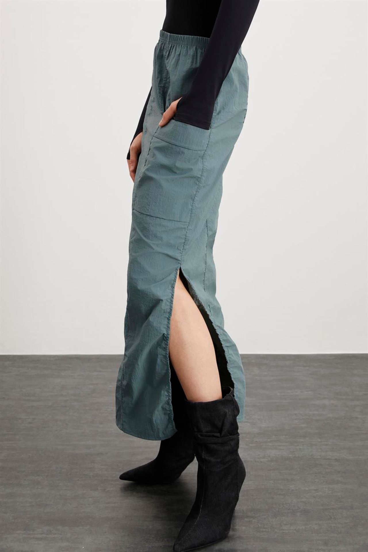 GRIMELANGE Maxi Straight Pencil Skirt 5