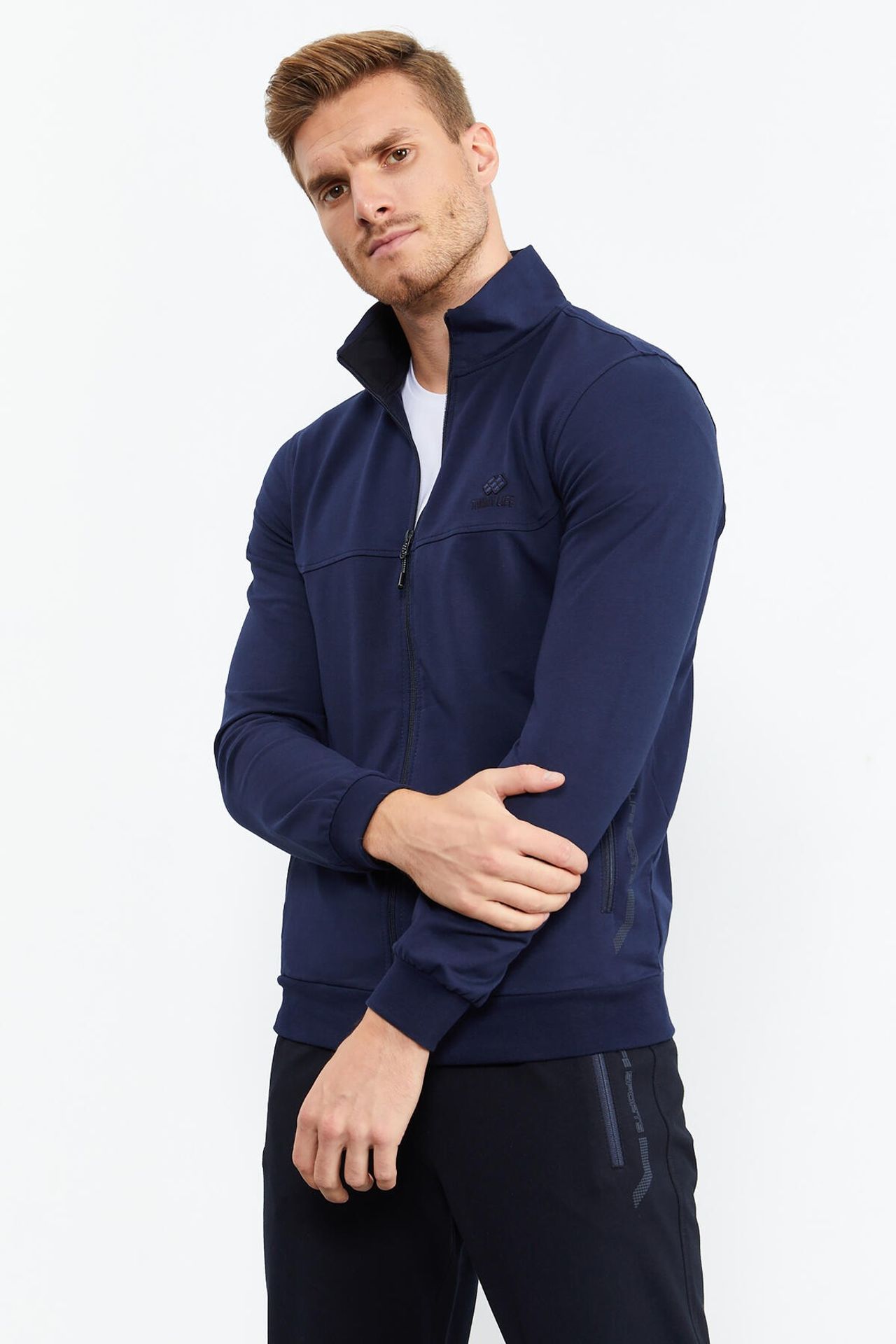 TOMMY Men's Zip-Front Sweatshirt And Pants Set 4