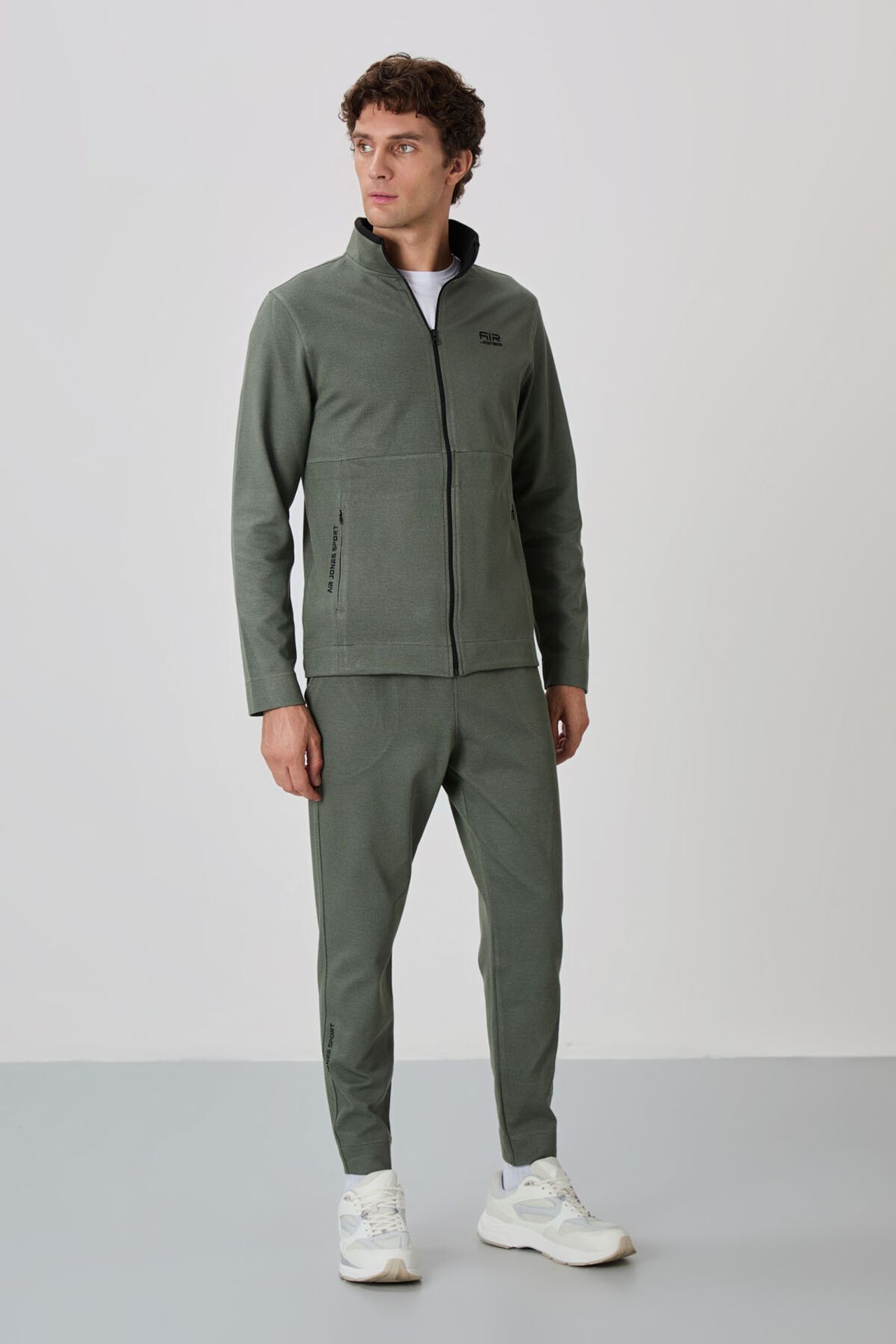 TOMMY Men's Zip-collar Sweatshirt And Pants Set 1