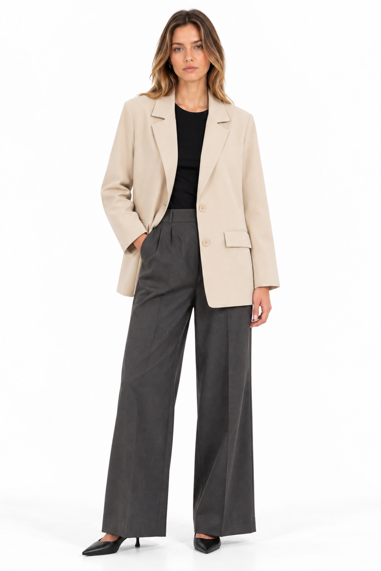 MIXRAY Oversized Blazer 4
