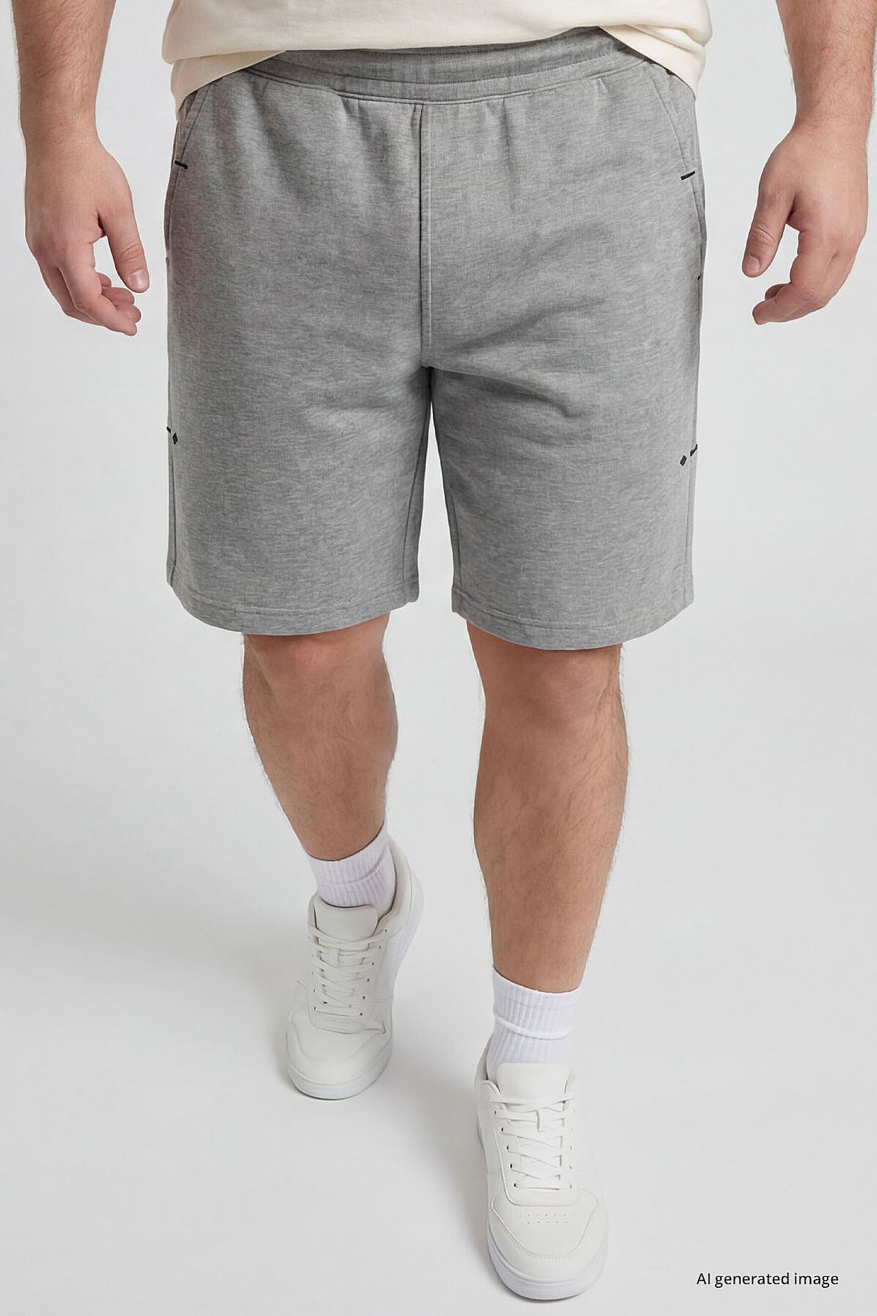 TOMMY Men's Mid Waist Sweat Shorts 4