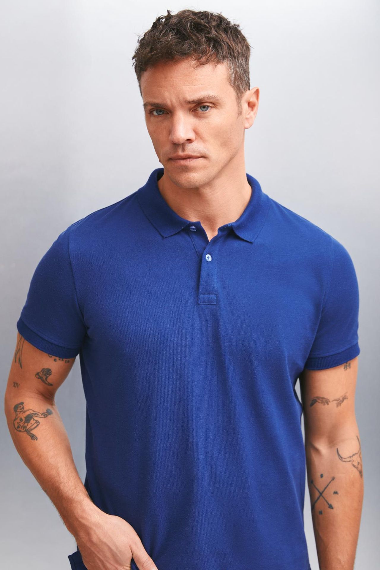 GRIMELANGE Polo Yaka Düğmeli Tişört 4
