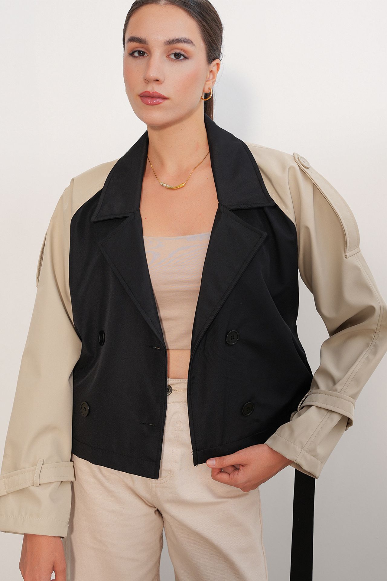 BDART Short Belted Trench Coat