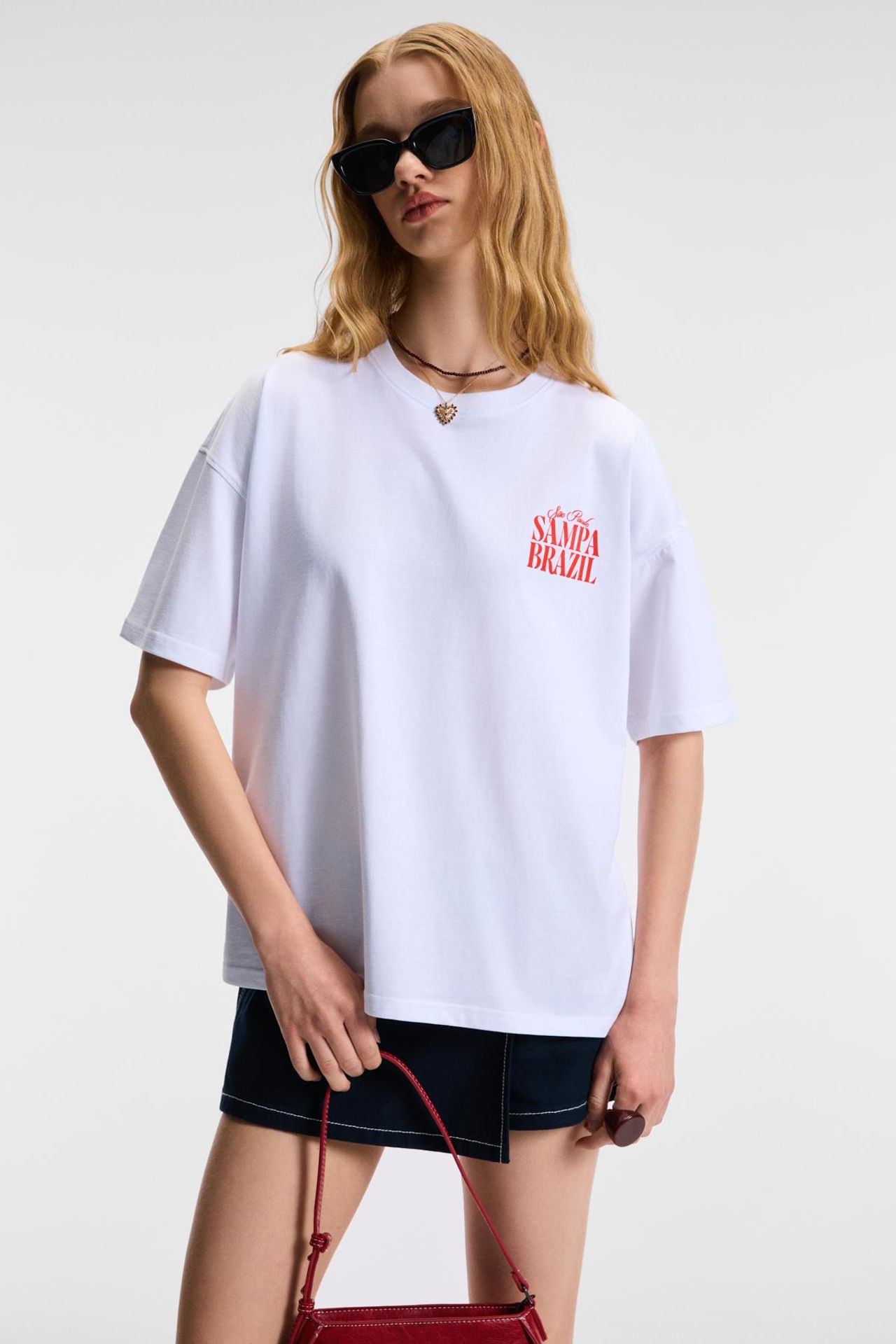 GRIMELANGE Oversized Crew Neck Printed T-Shirt 3