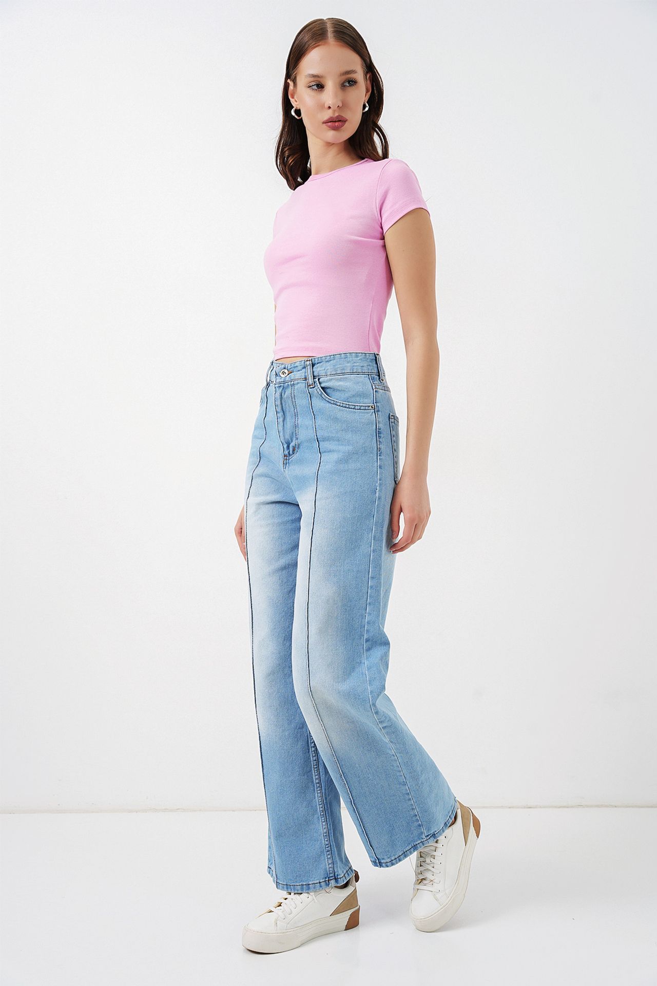 BDART High-Waist Wide-Leg Cotton Jeans 5