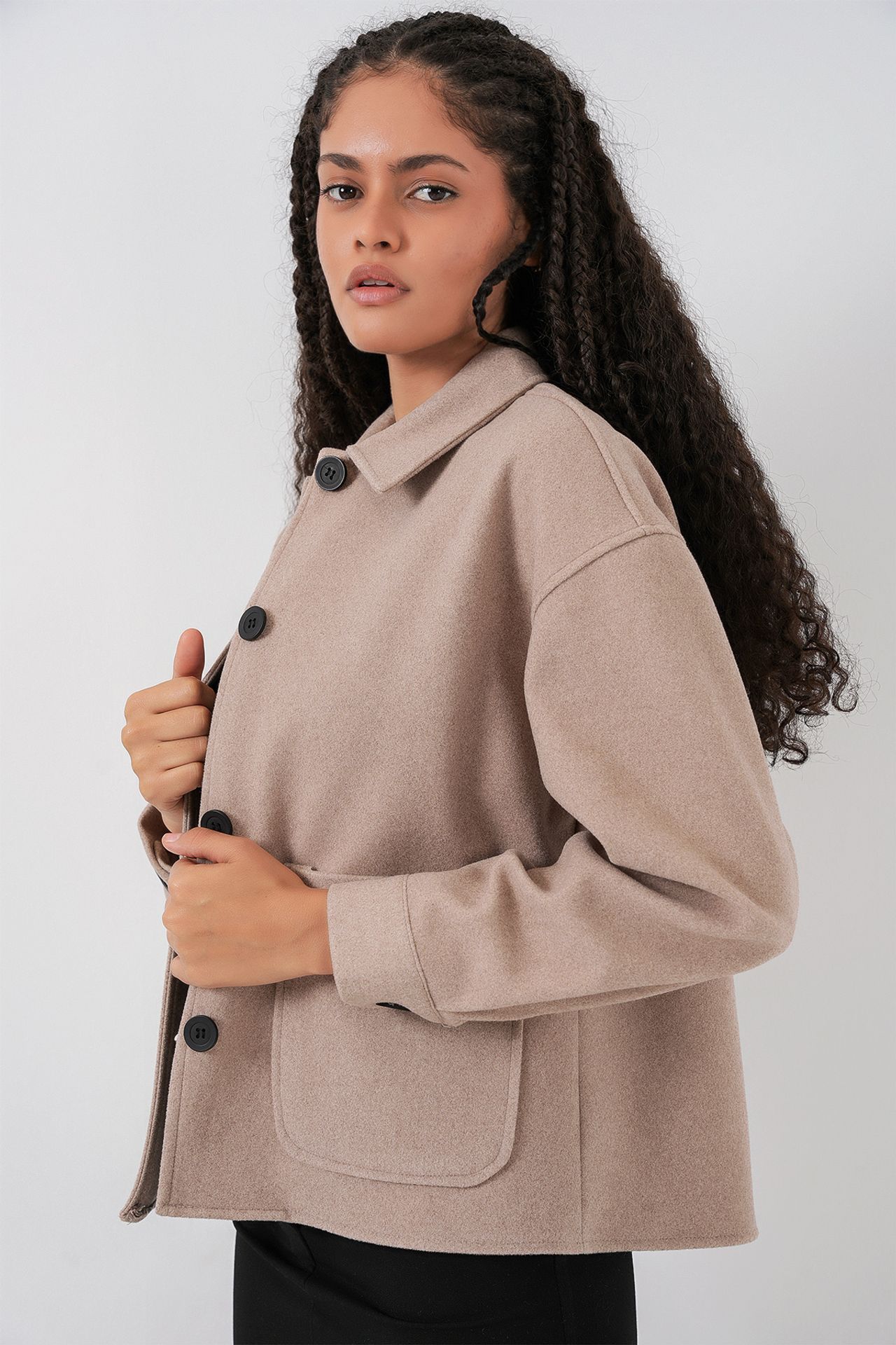 BDART Buttoned Jacket with Pockets