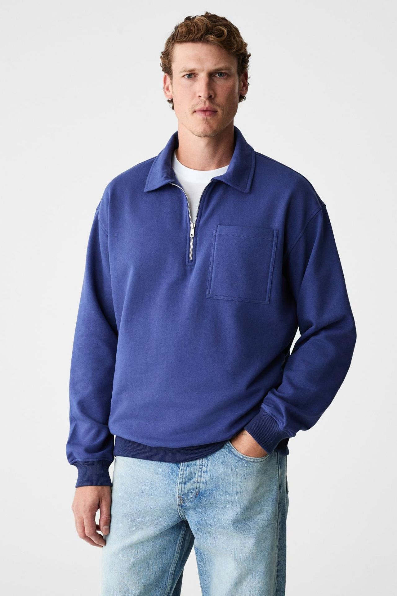 GRIMELANGE Yarım Fermuarlı Sweatshirt 2