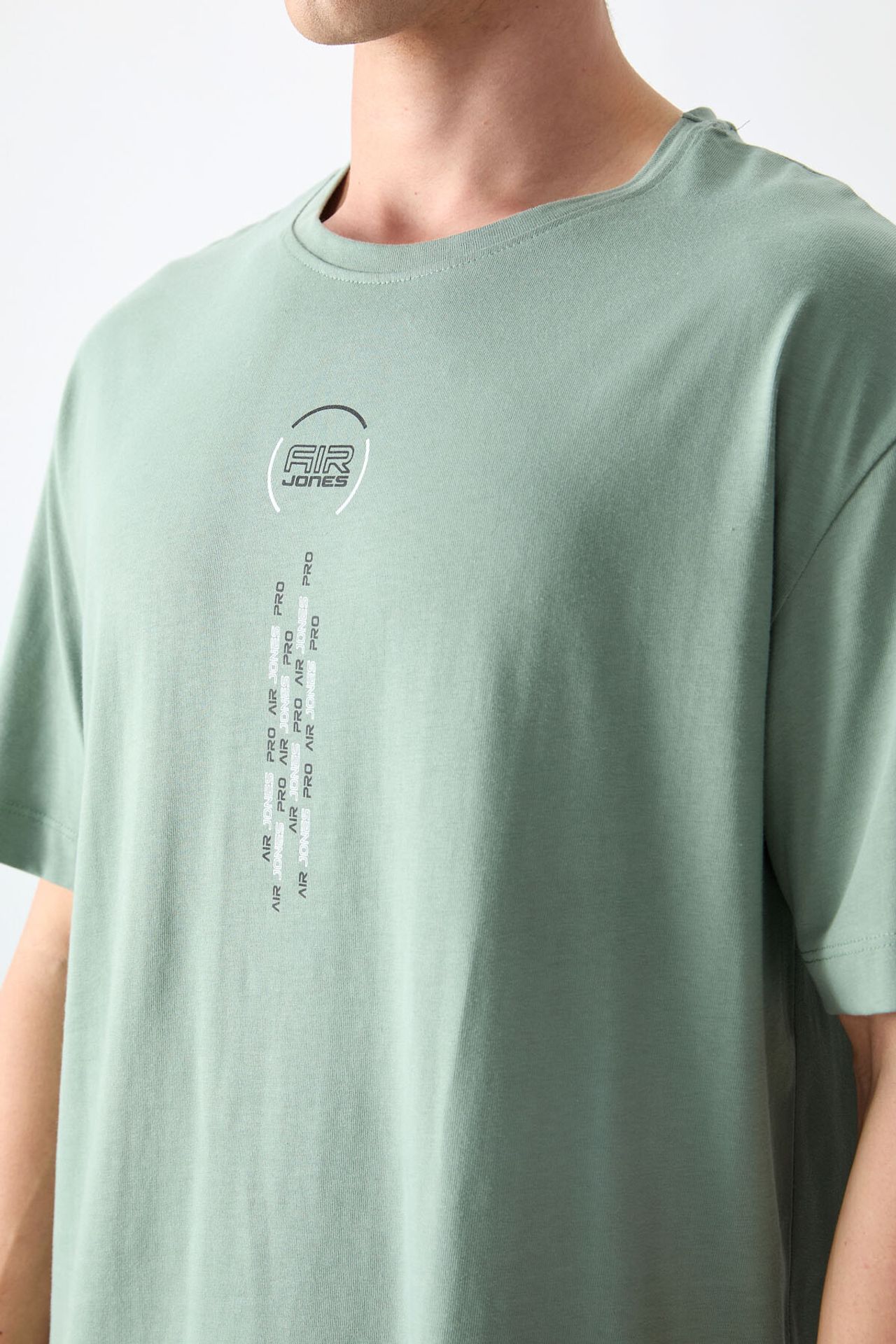 TOMMY Oversized Cotton Text Print Crew Neck T-Shirt 2
