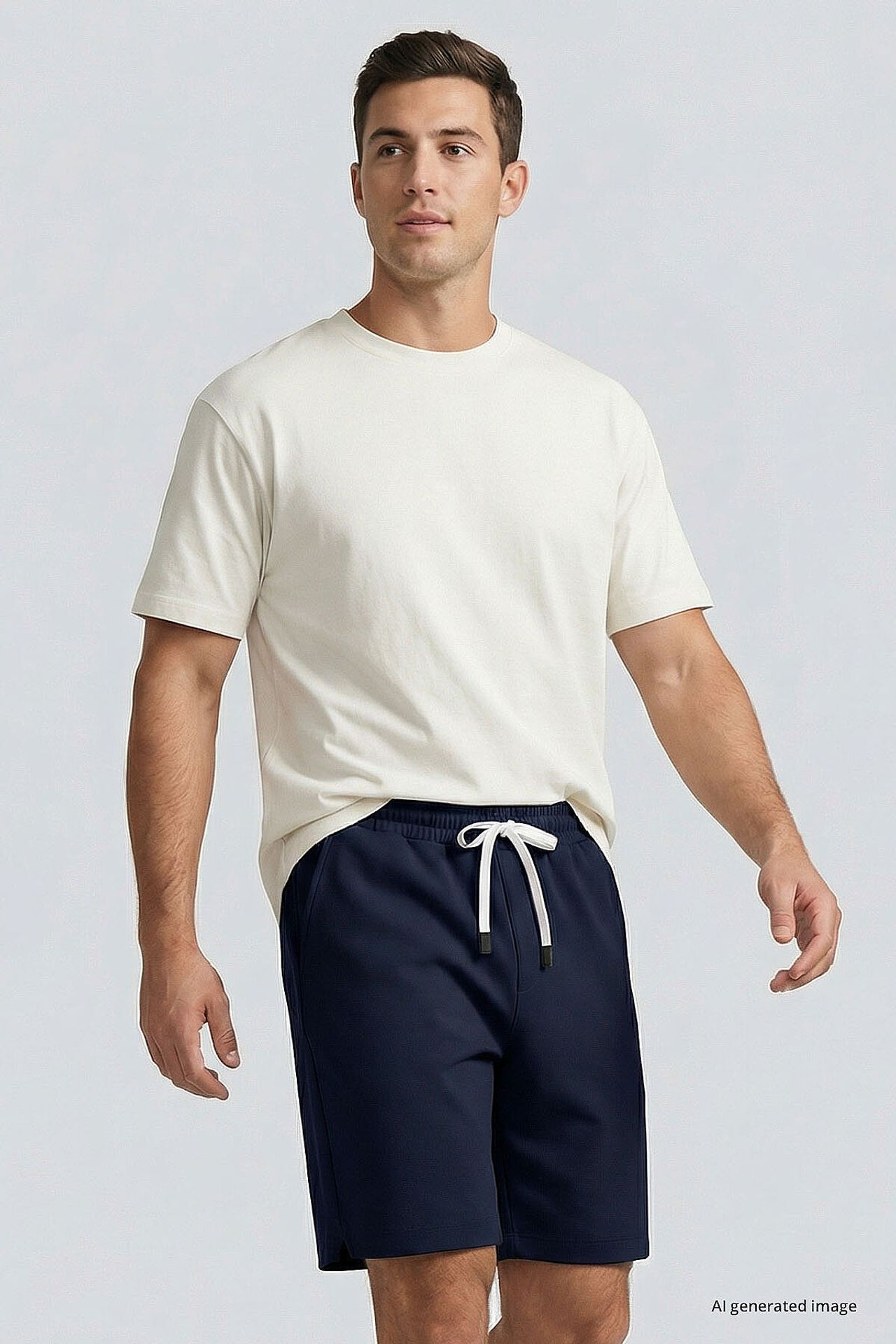 TOMMY Men's Mid Waist Jersey Shorts 4