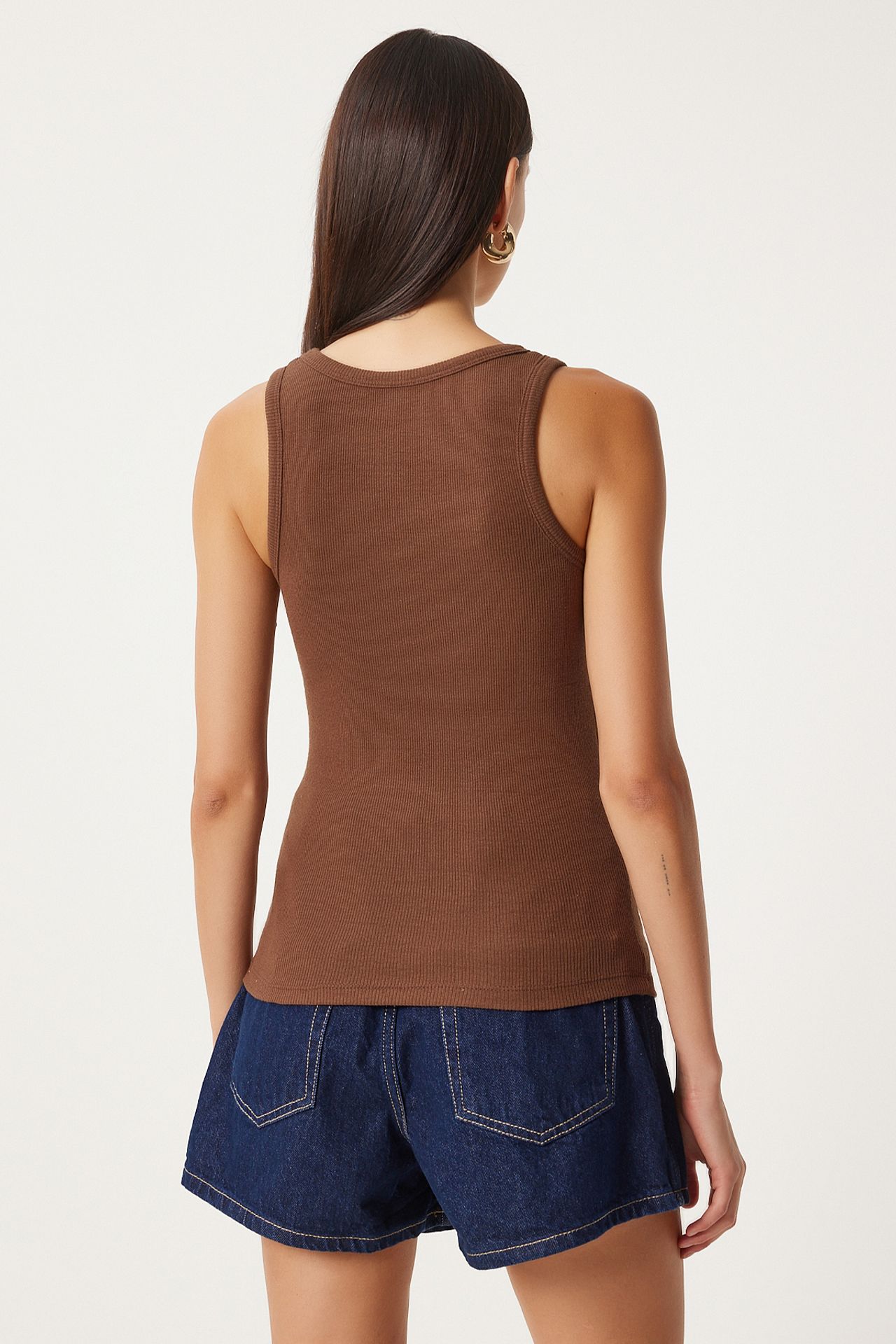 ISTANBUL Fitted U Collar Knitted 2- Pack Tank Top 5