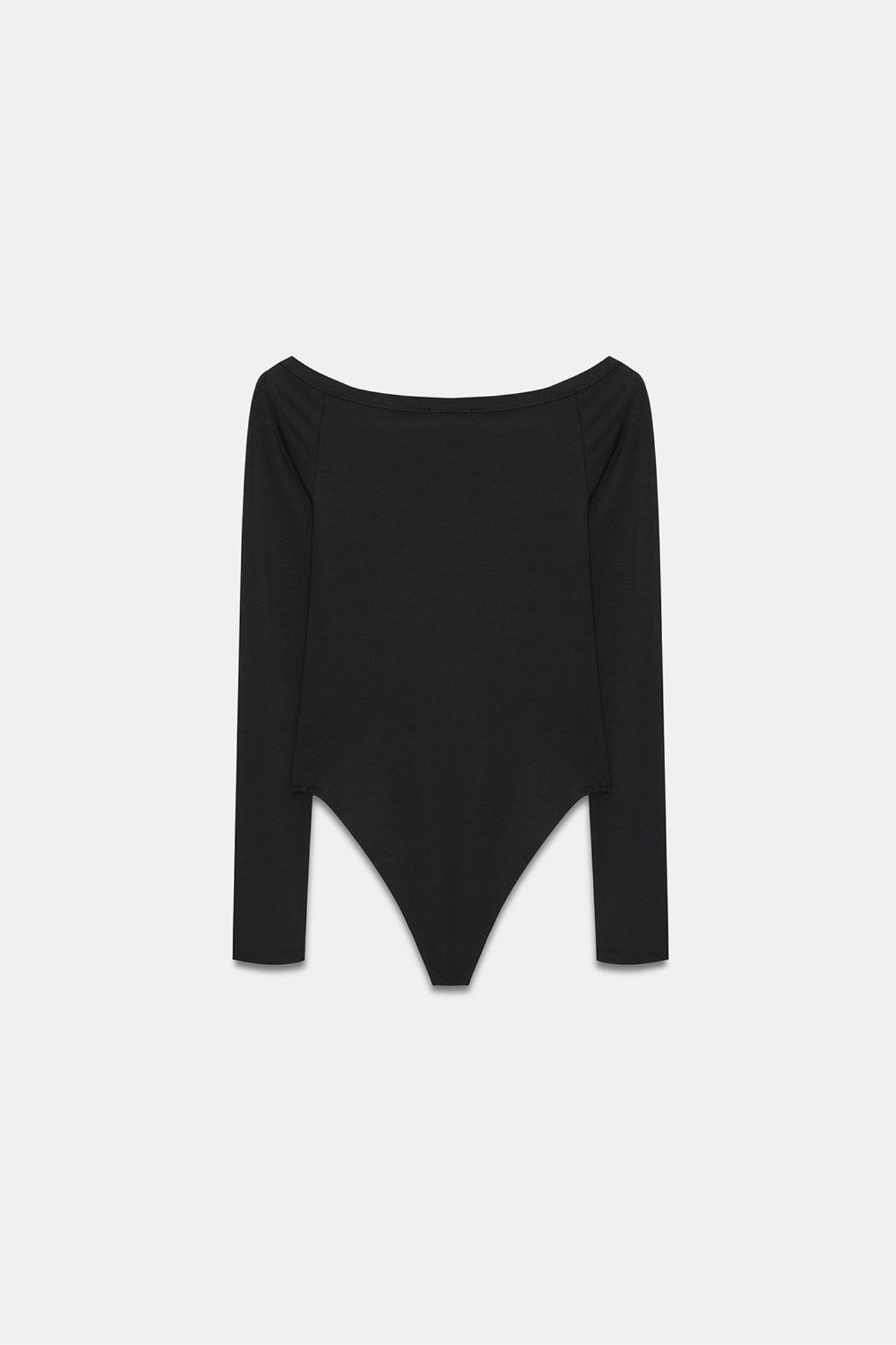 DILVIN Slim-fit Boat Neck Bodysuit Blouse 6