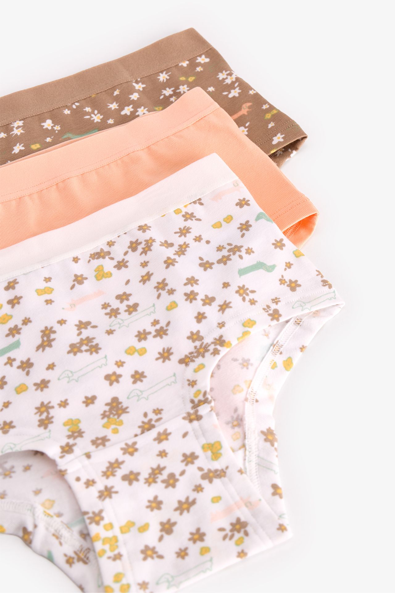 PENTI Girls' Glow Dog Print Hipster Briefs 5