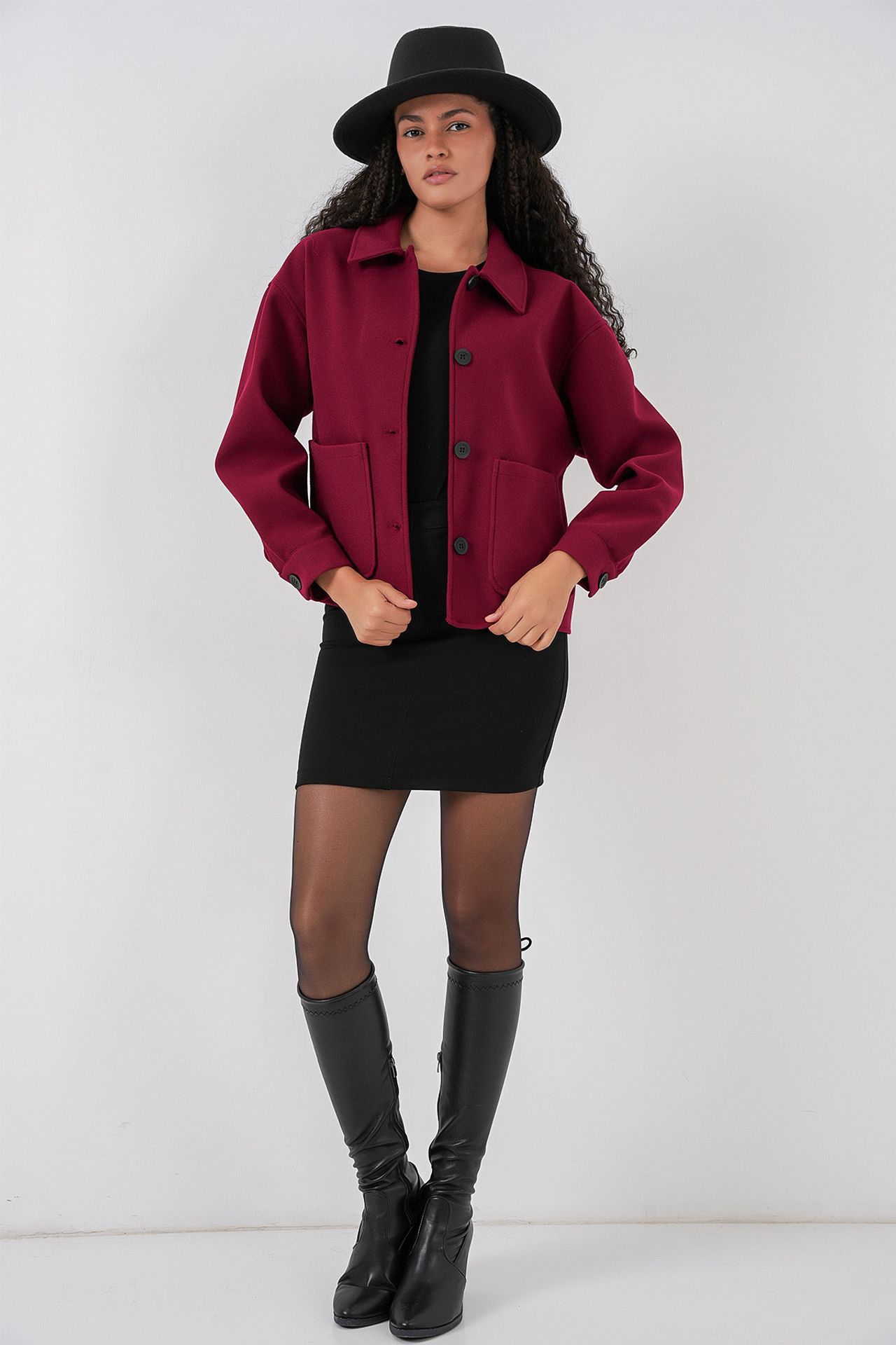 BDART Buttoned Jacket with Pockets