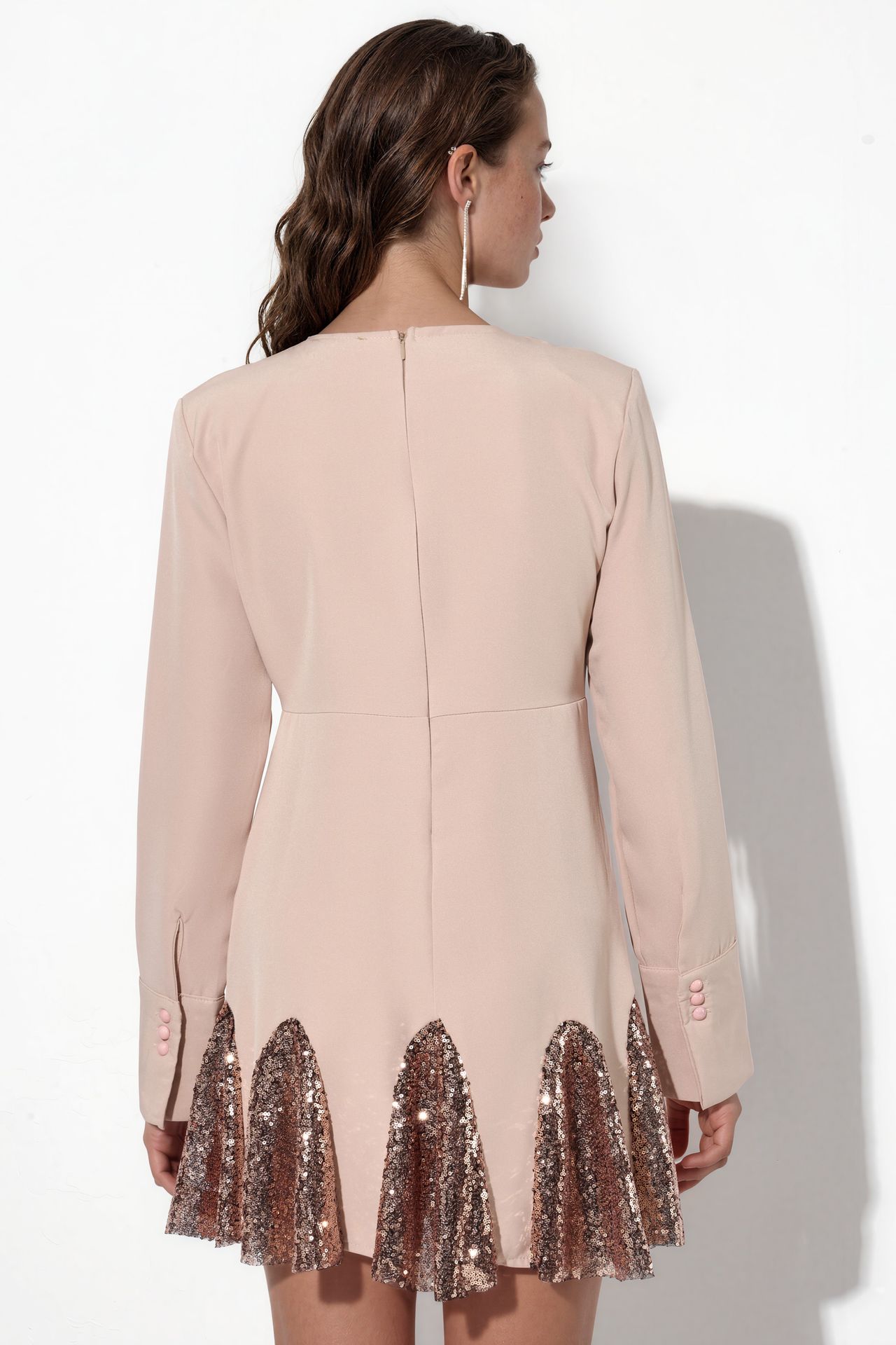 MSN Sequin Mini Skater Dress 4