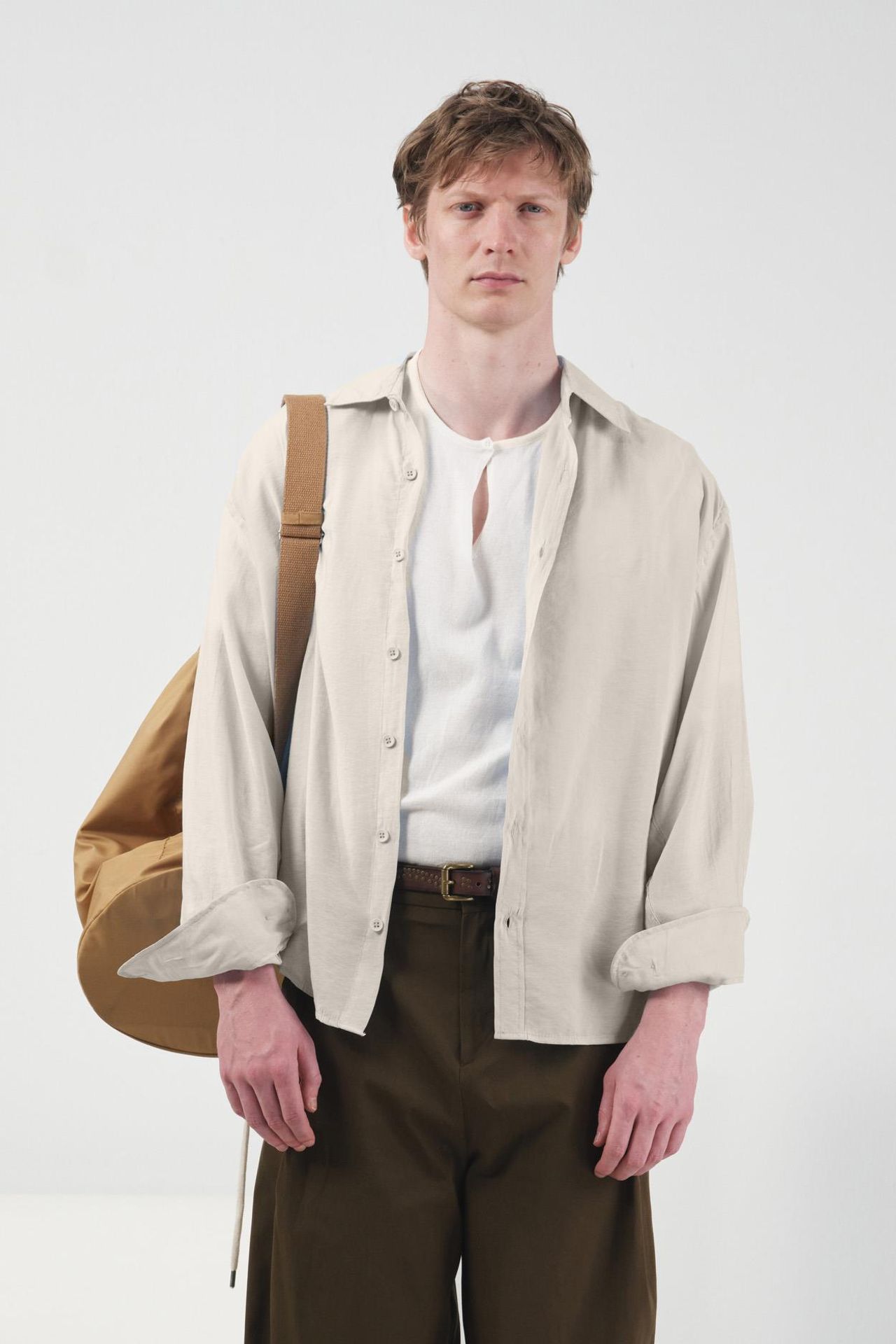 GIESTO Oversized Long Sleeve Button Shirt 6