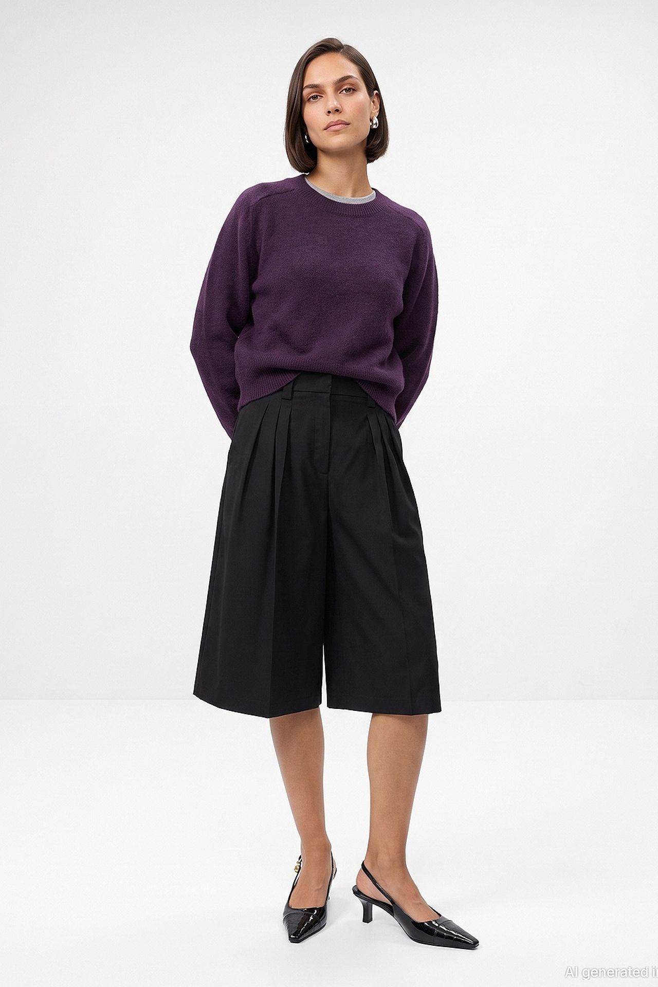 DILVIN Women's Tailored Shorts 4