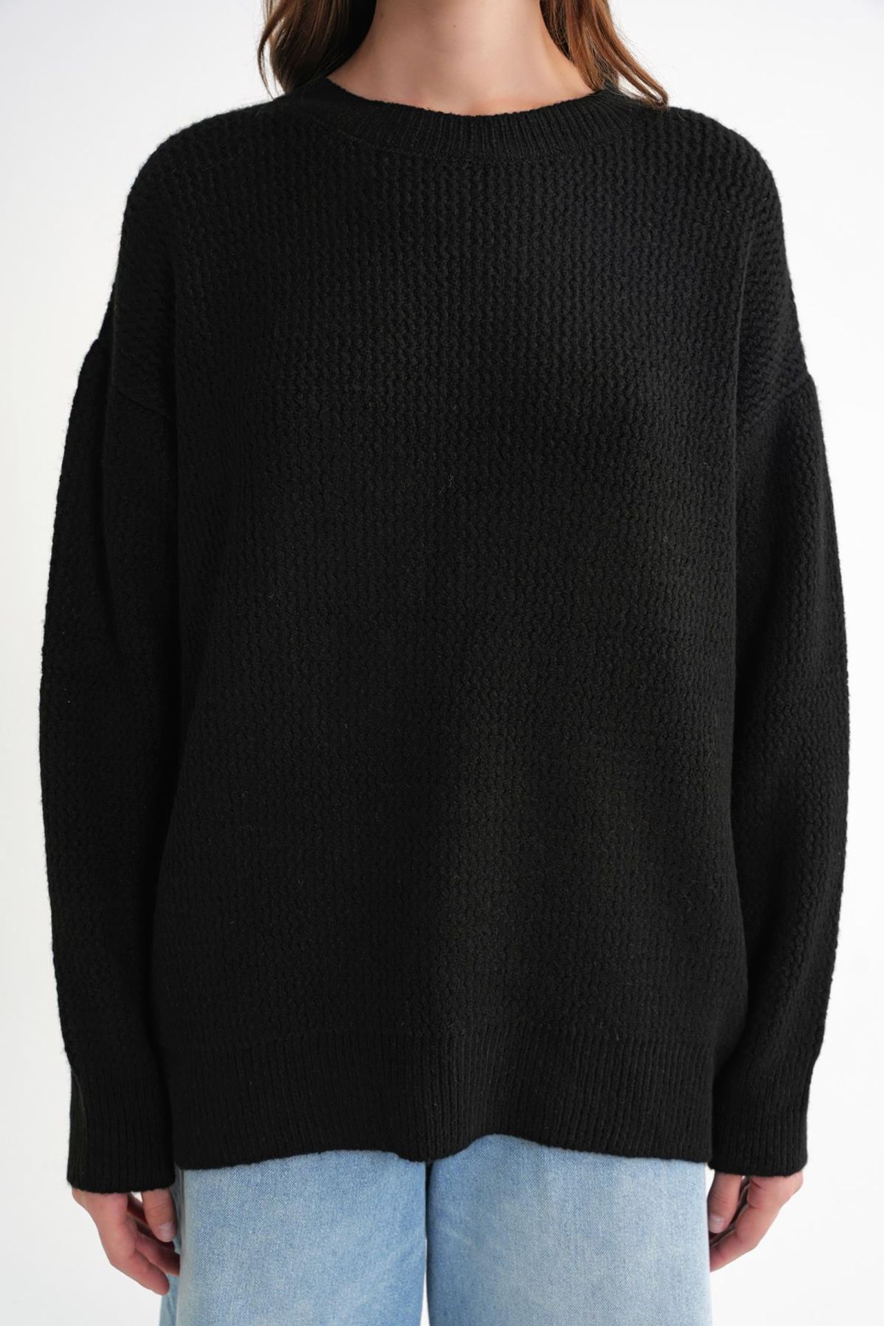Mixray Long Sleeve Ribbed Knit Sweater 5