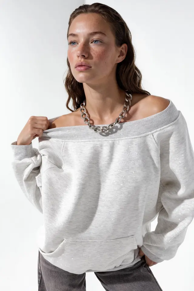 BUSEM Women's Cotton-Blend Sweatshirt