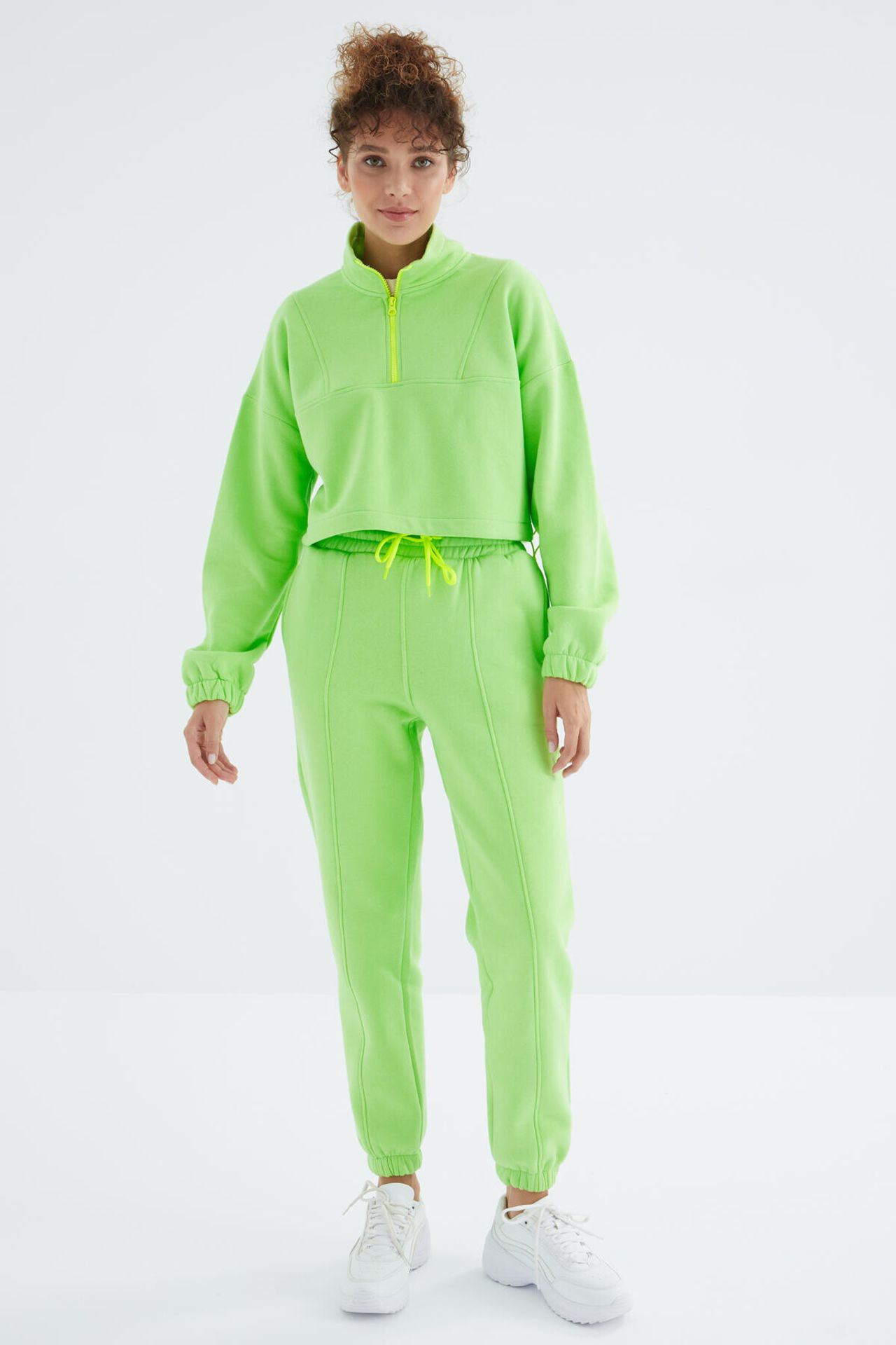 TOMMY Oversized Fleece Sweatshirt And Pants Set 5