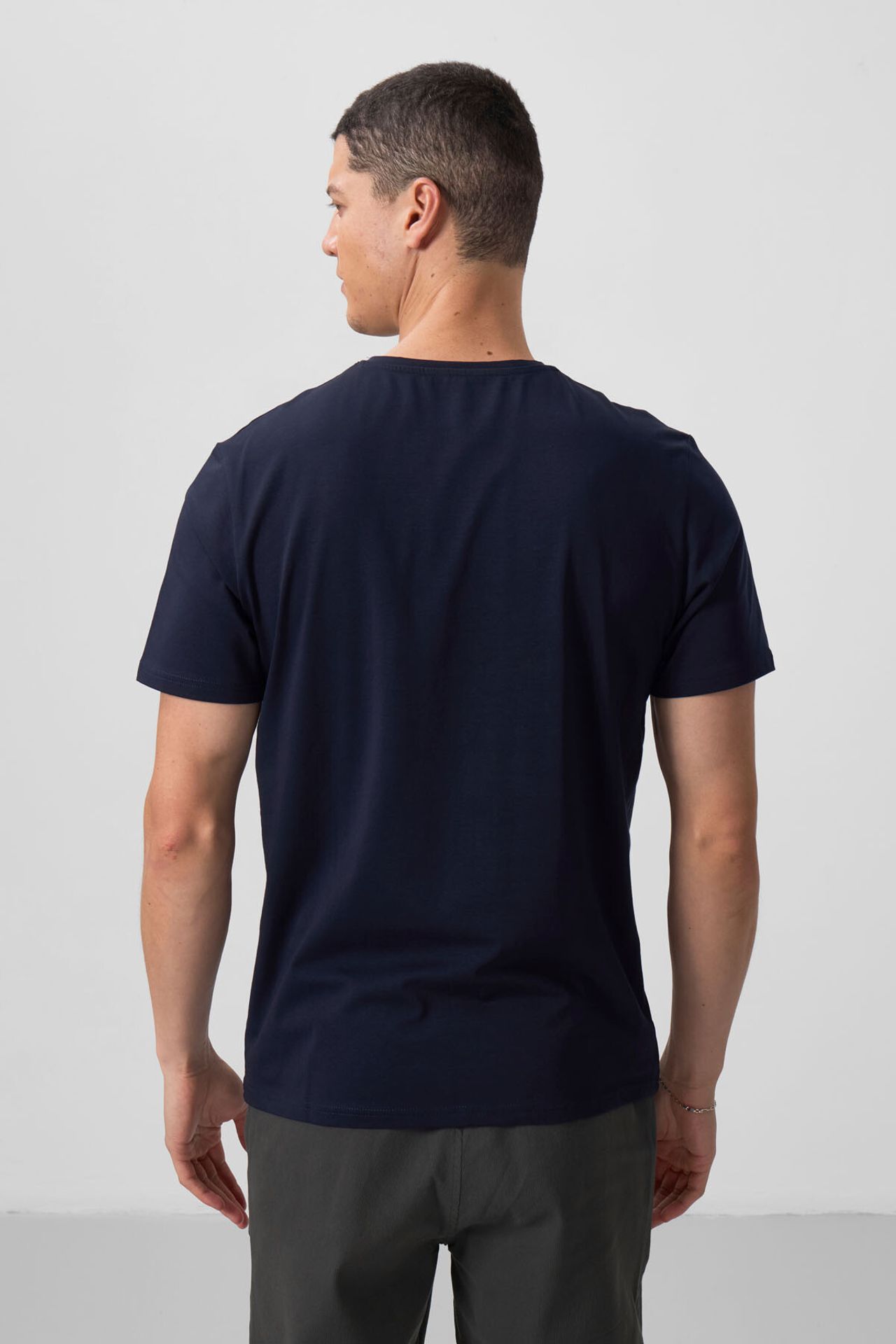 TOMMY Men's Cotton Elastane Crew Neck T-Shirt 6