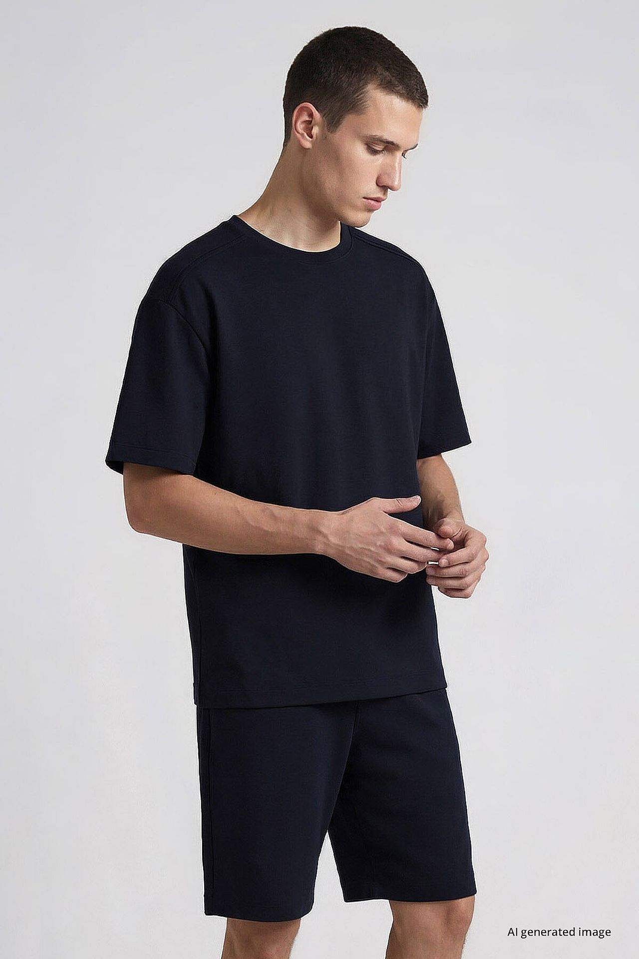 TOMMY Men's Oversized Short Active Set 4