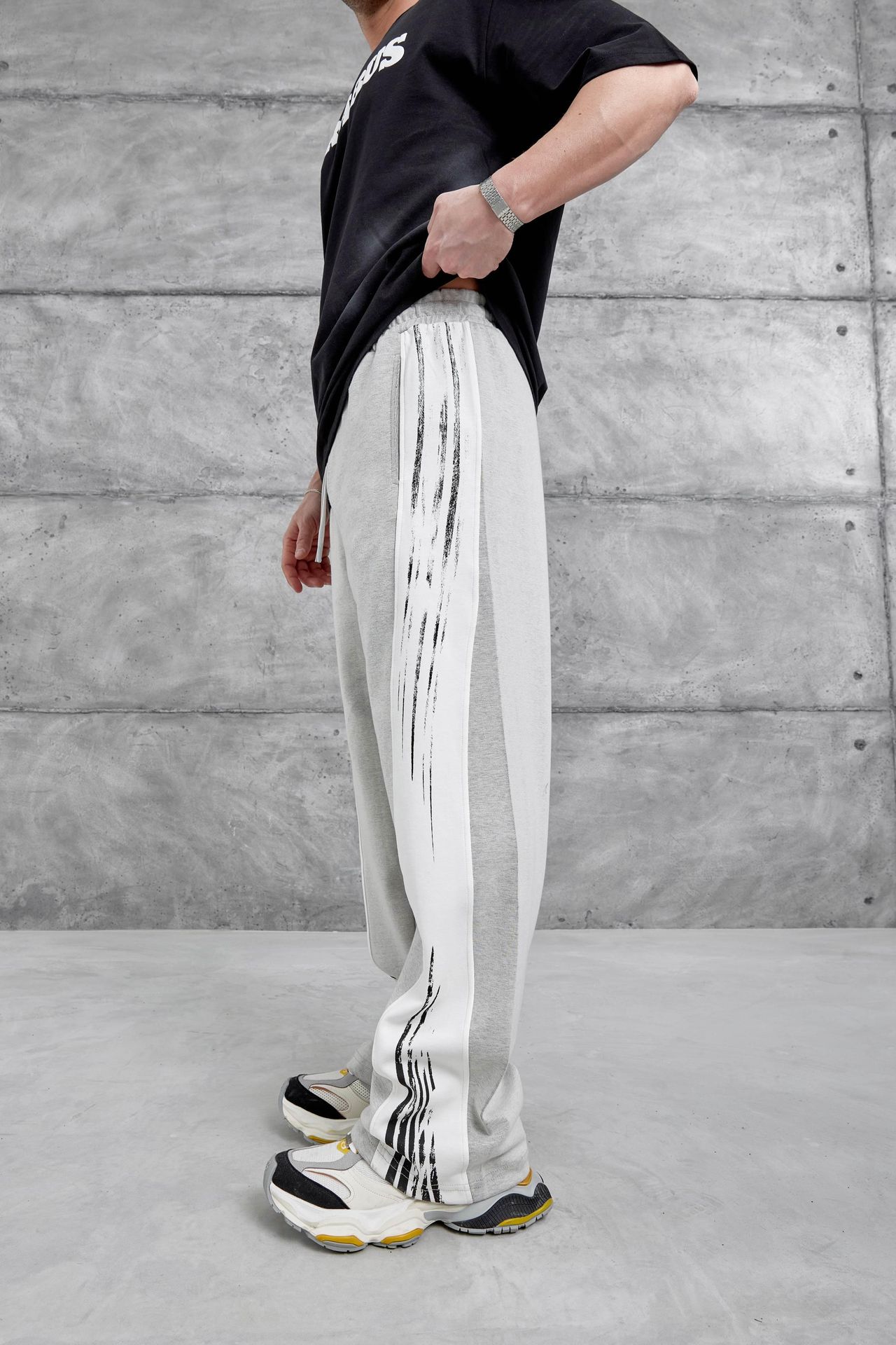 NOMARC Bol Geniş Paça Uzun Jogger Pantolon 5