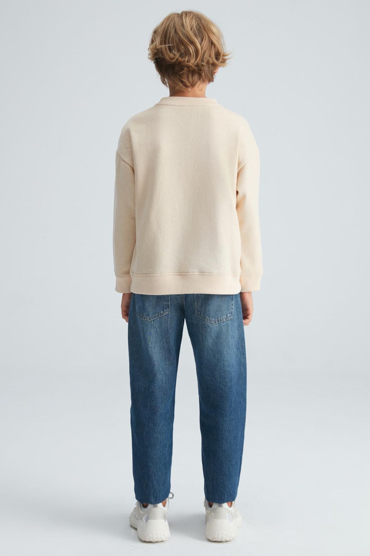 GRIMELANGE Crew Neck Text Print Sweatshirt 5