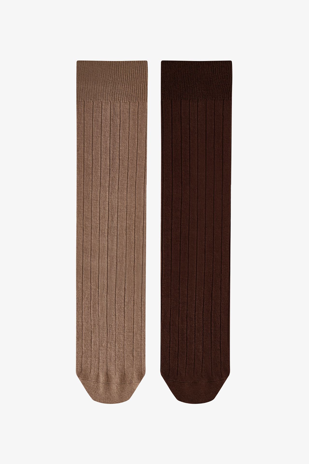 PENTI Cool Ribbed Jacquard 2-Pack Crew Socks 1