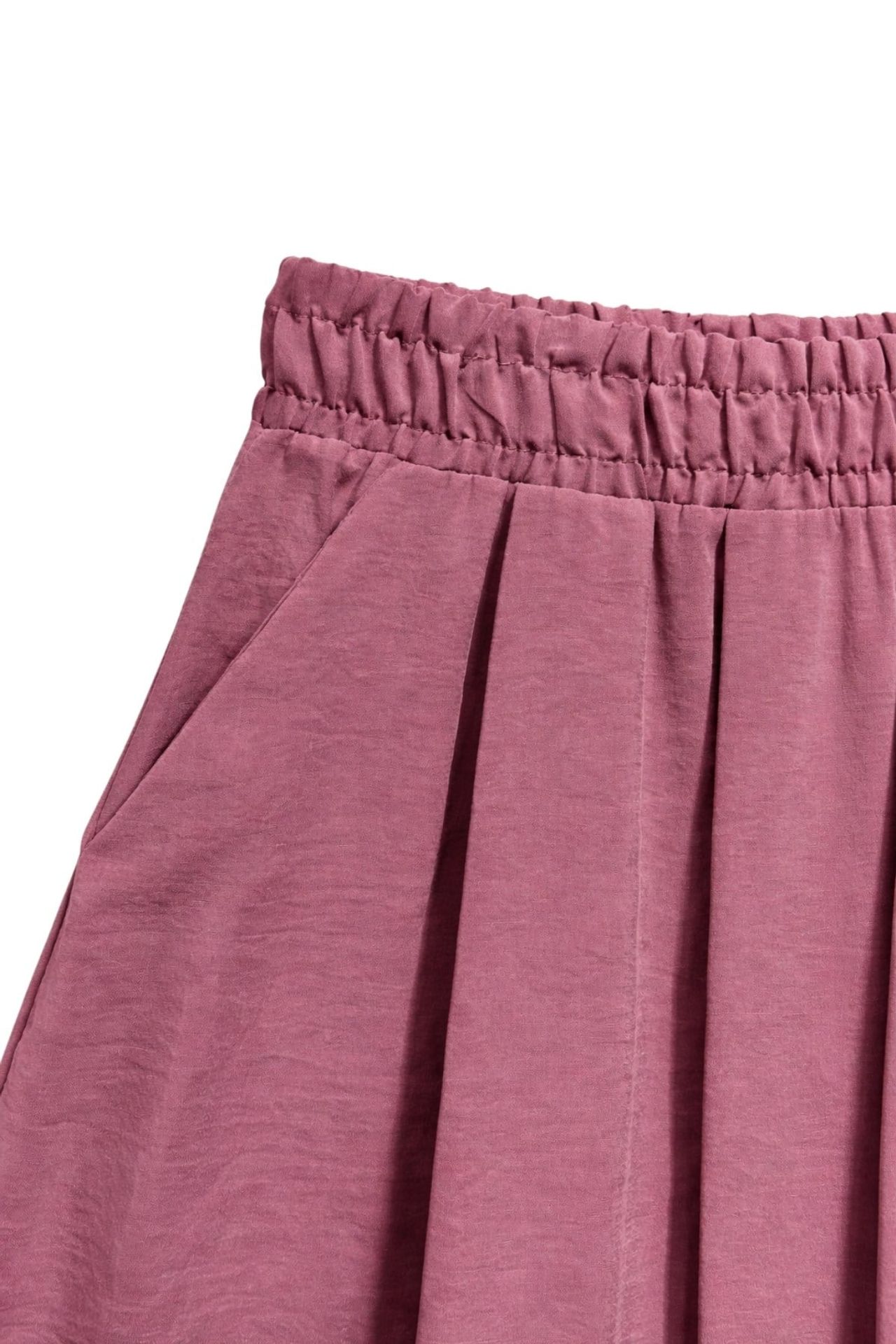 Mixray High Waist Maxi Skirt with Drawstring Waist 2
