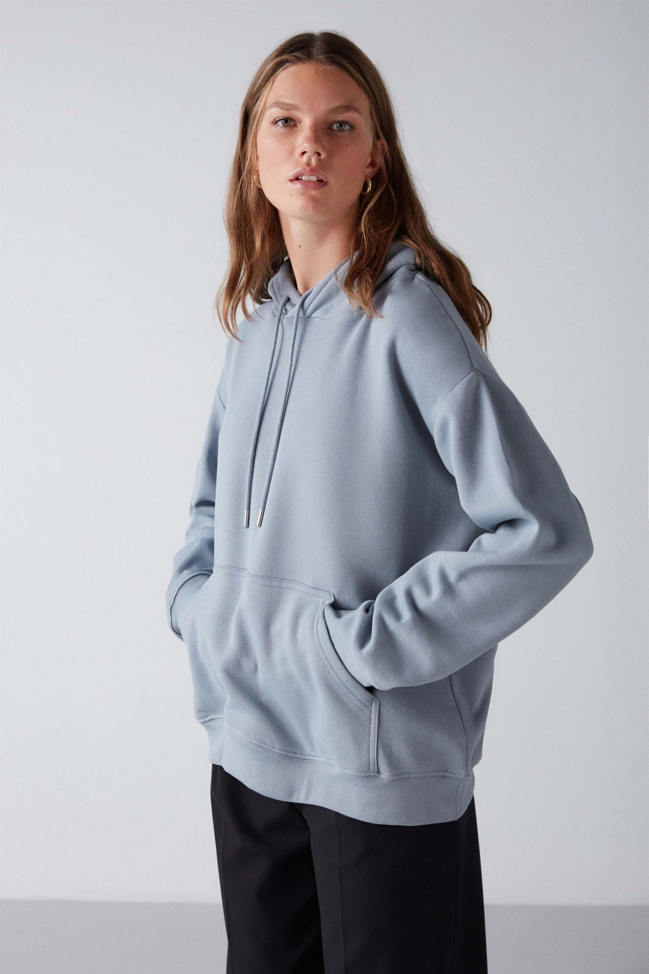 GRIMELANGE Hooded Relaxed Pocket Sweatshirt 3