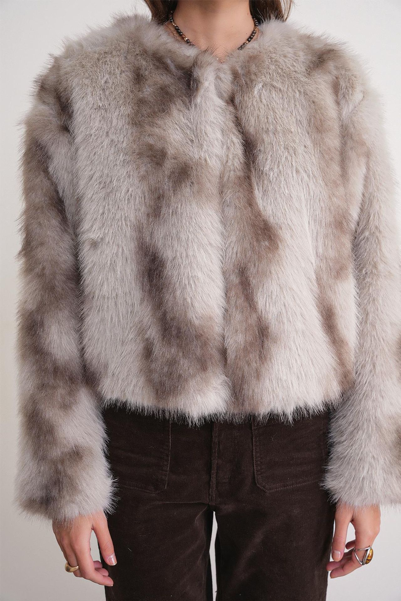 Mixray Faux Fur Jacket 5