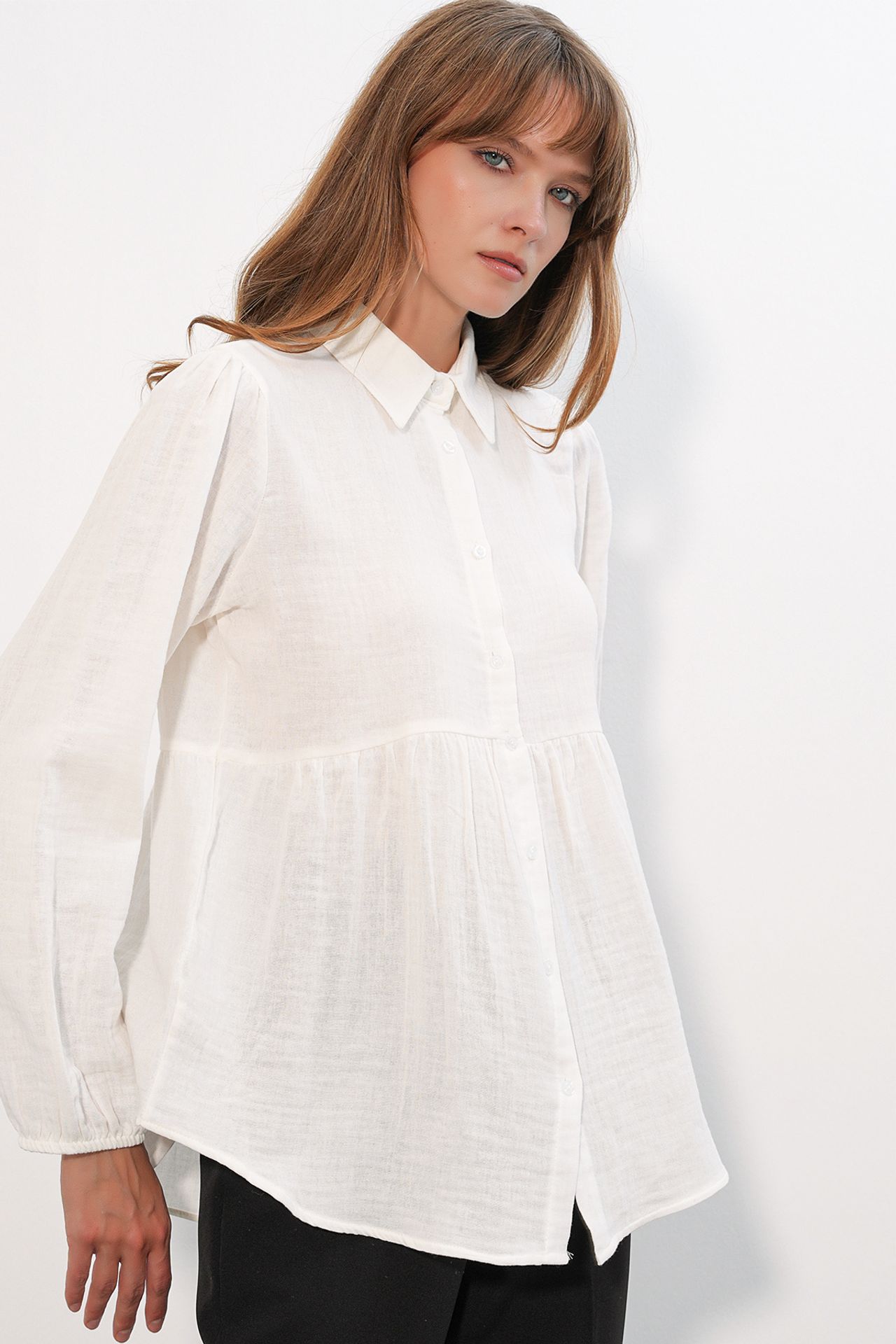 BDART Oversized Cotton Long-Sleeve Shirt 3