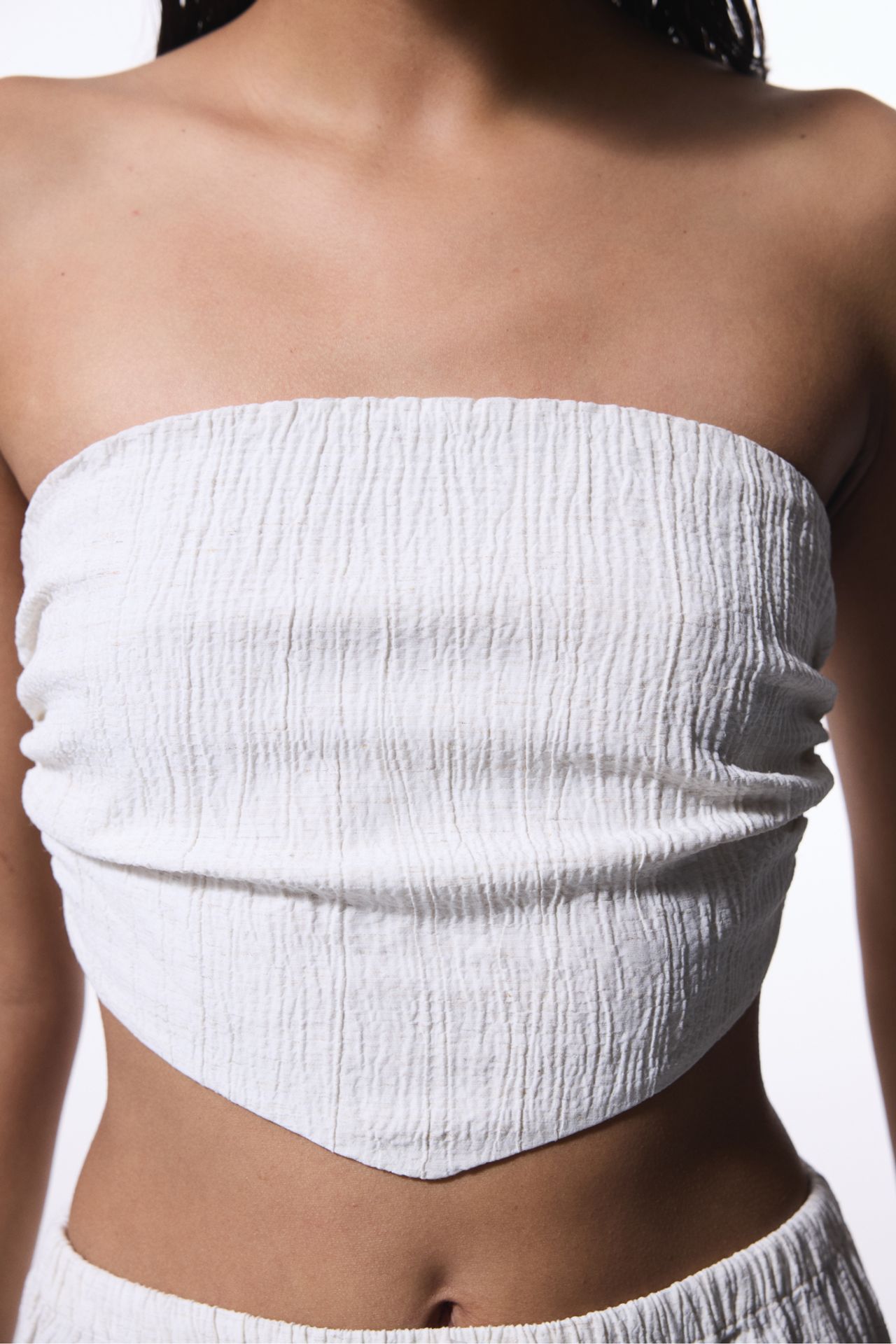 PENTI Craft Crinckle Strapless Top 3