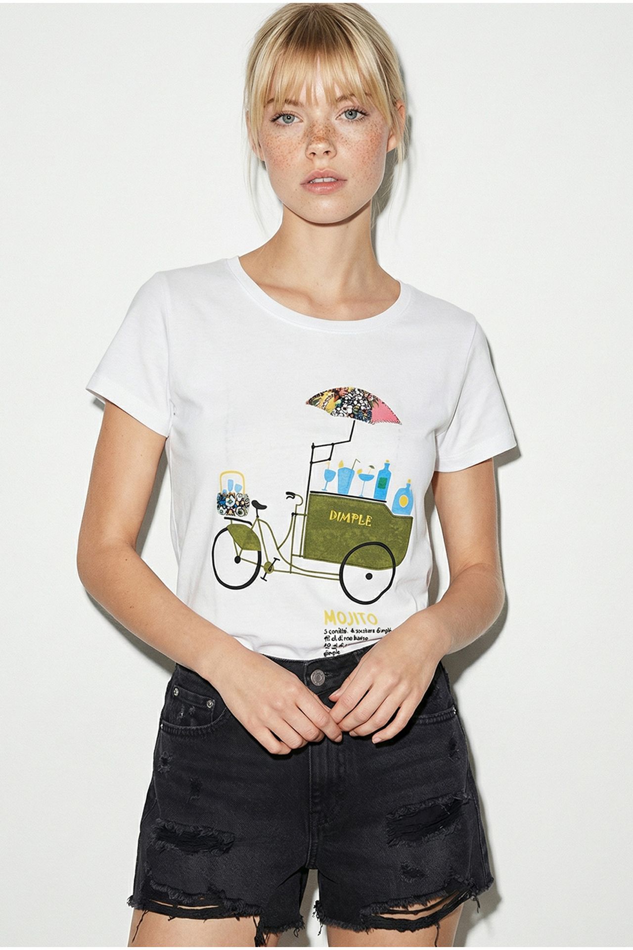 LUCCI Embroidered Printed Crew Neck T-Shirt 4