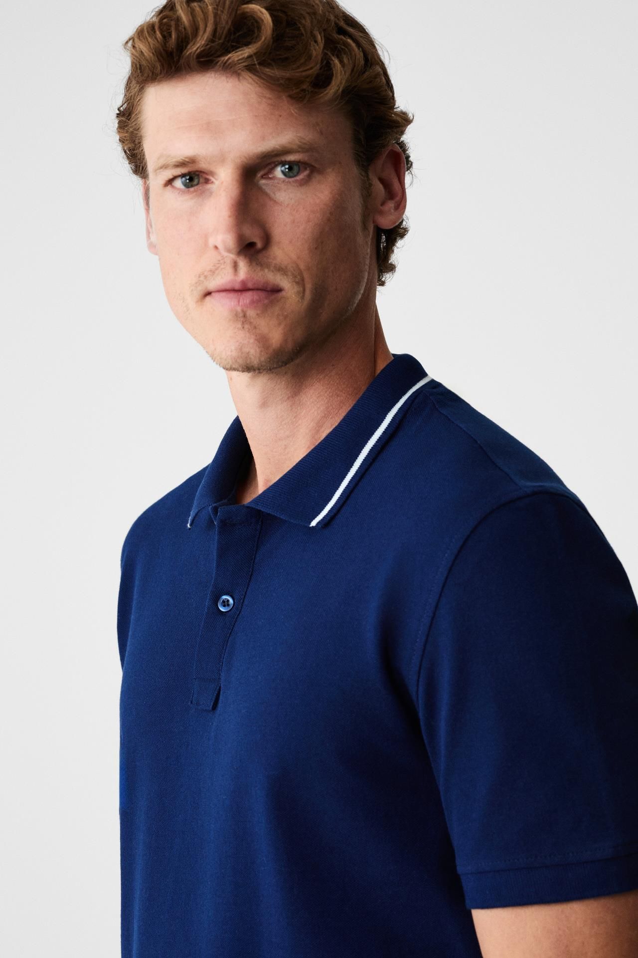 GRIMELANGE Polo Yaka Çizgili Tişört 5